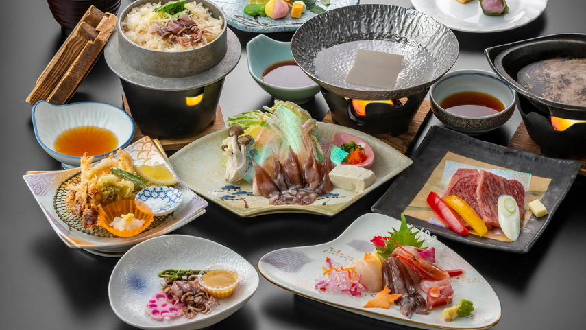 【富山　春の味覚】富山湾の神秘　ホタルイカを３種類の食べ方で楽しめる「ホタルイカざんまい膳」