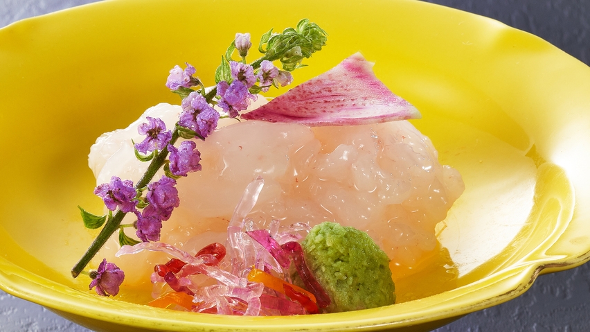 【期間限定　秋の特別プラン】白えびのお造りにから揚げ　さらにワンドリンクを付けた特別会席