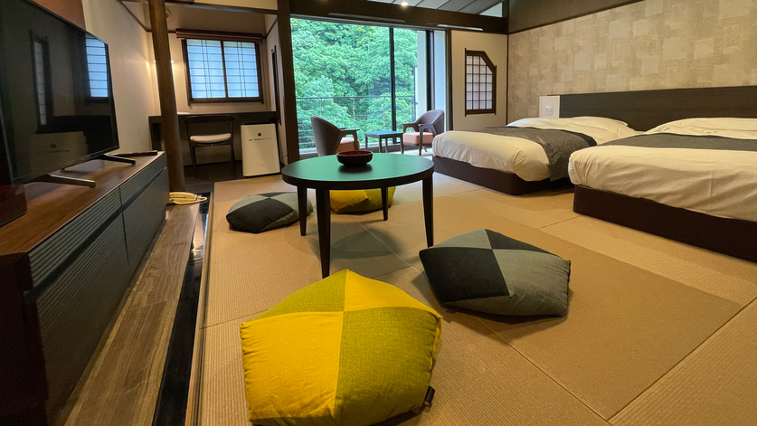 【和モダン】伝統的な和室にスタイリッシュなデザインを合わせ持った、温かい雰囲気のあるお部屋です。