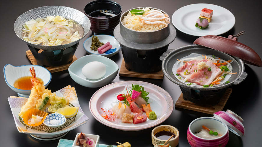 【ライト】本格的な会席料理の良いとこどり！気軽に温泉旅行を楽しんで頂きたい少量美味「おがわ膳」