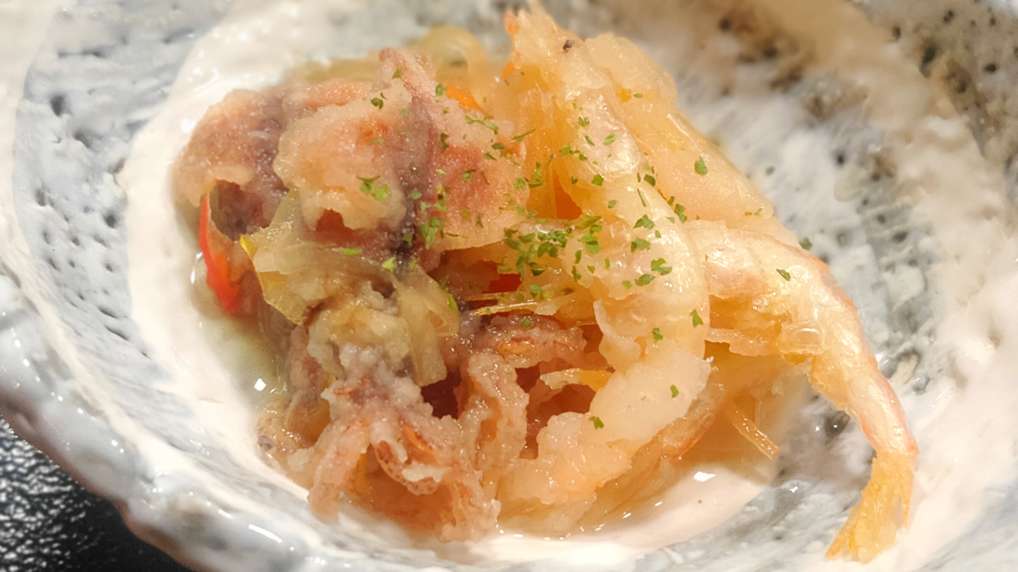 【3月から5月の別注文　ホタルイカ　南蛮漬け】「白えび」との饗宴。甘酸っぱくさっぱりとした味わいです