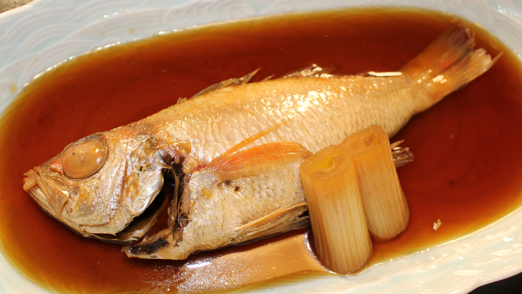 【数量限定　別注文　ノドグロ　煮付け】ふんわりとした食感、煮汁と脂が絡み合い旨味が凝縮されています