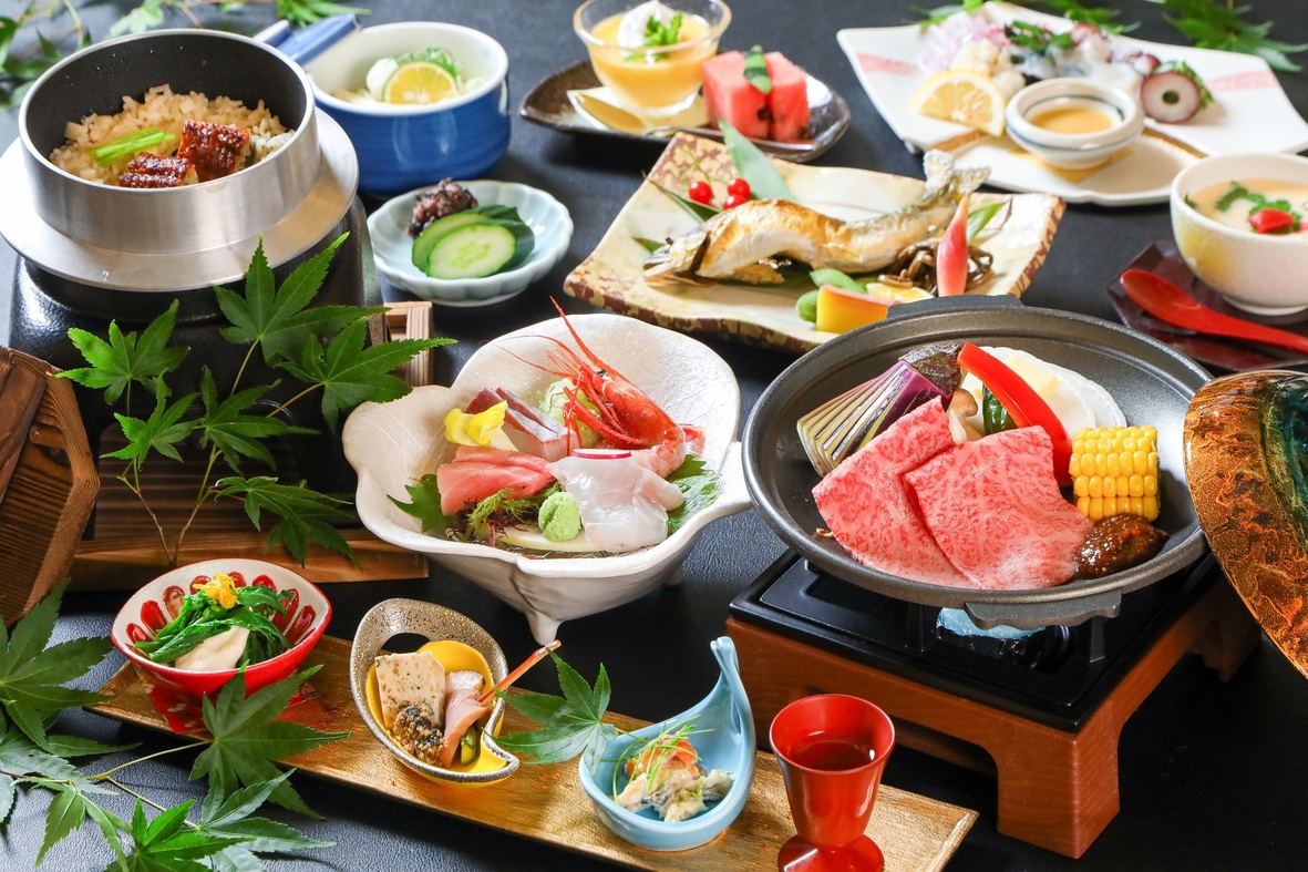 【夕食個室】＜夏の厳選会席／煌季（きらめき）コース＞　旬のこだわりと福井の味覚を心ゆくまで…