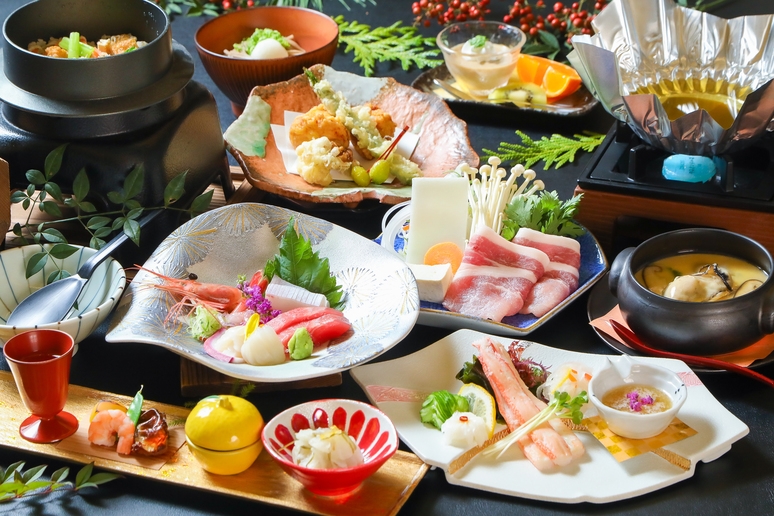 【夕食個室】＜春の厳選会席／煌季（きらめき）コース＞　旬のこだわりと福井の味覚を心ゆくまで…