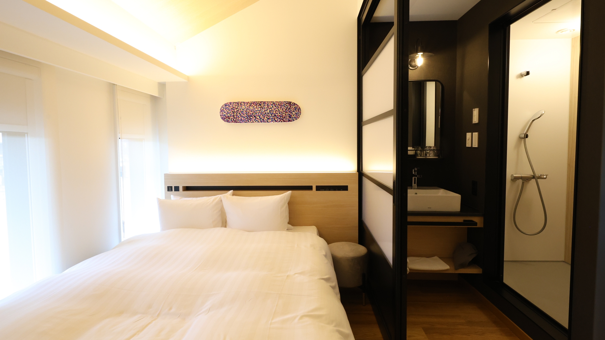 お風呂付クイーンベッドルーム