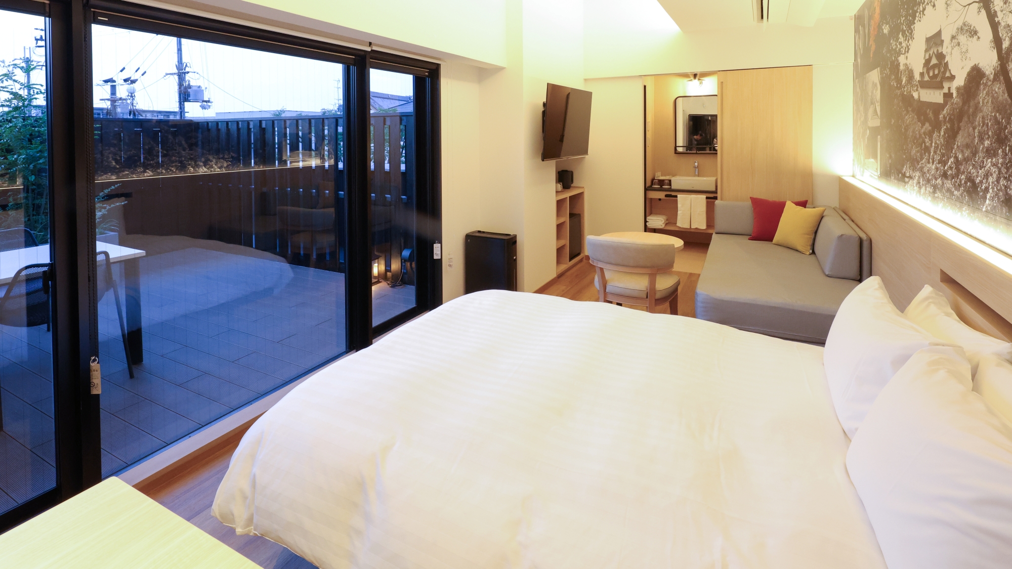 テラス付ダブルルーム