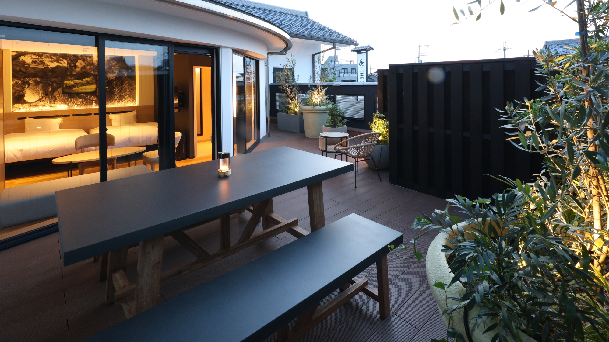 テラス付ツインルーム