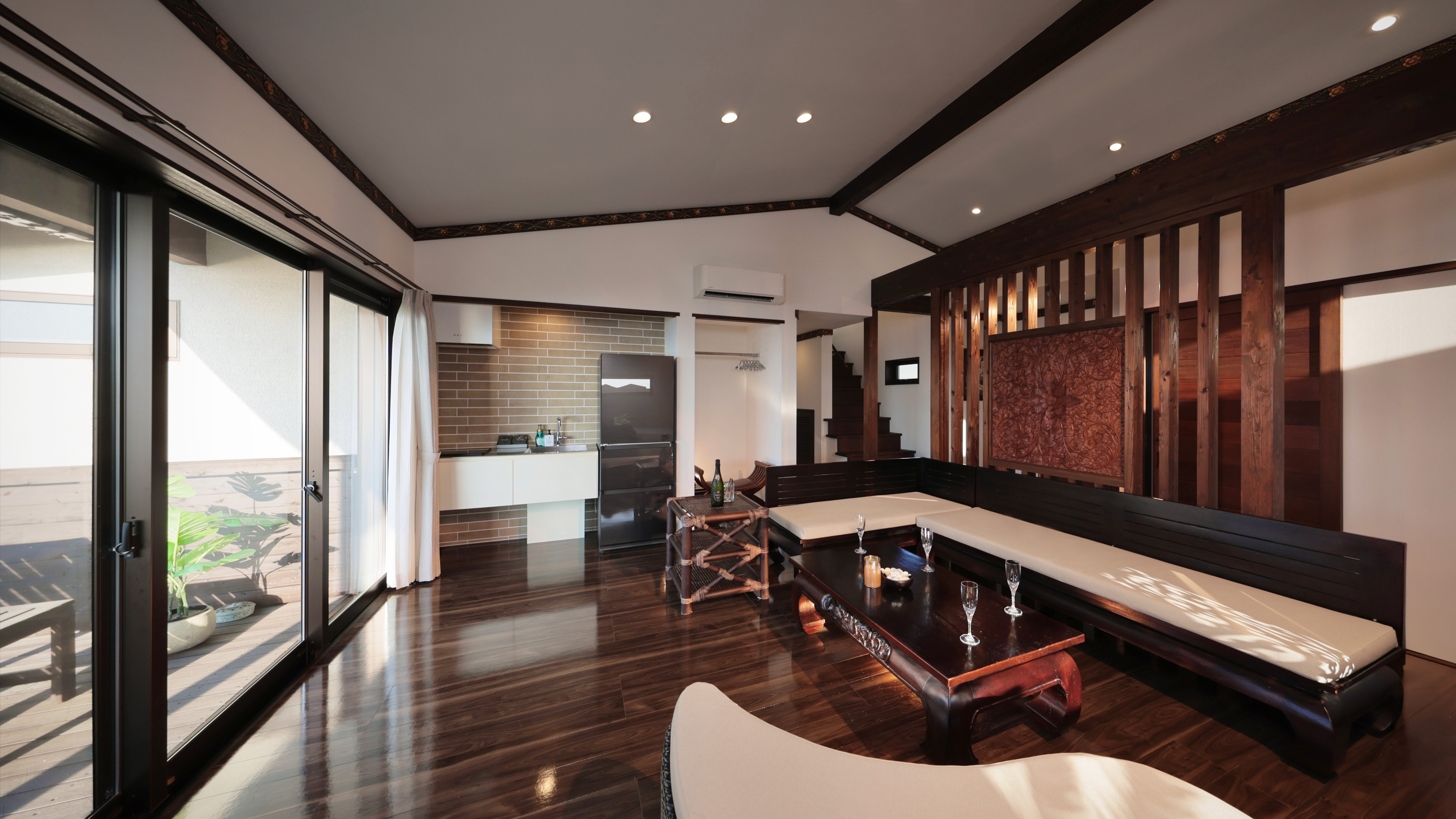 C棟　バグースルーム_10名定員【プロジェクター＆プール＆バレルサウナ＆天然温泉付】