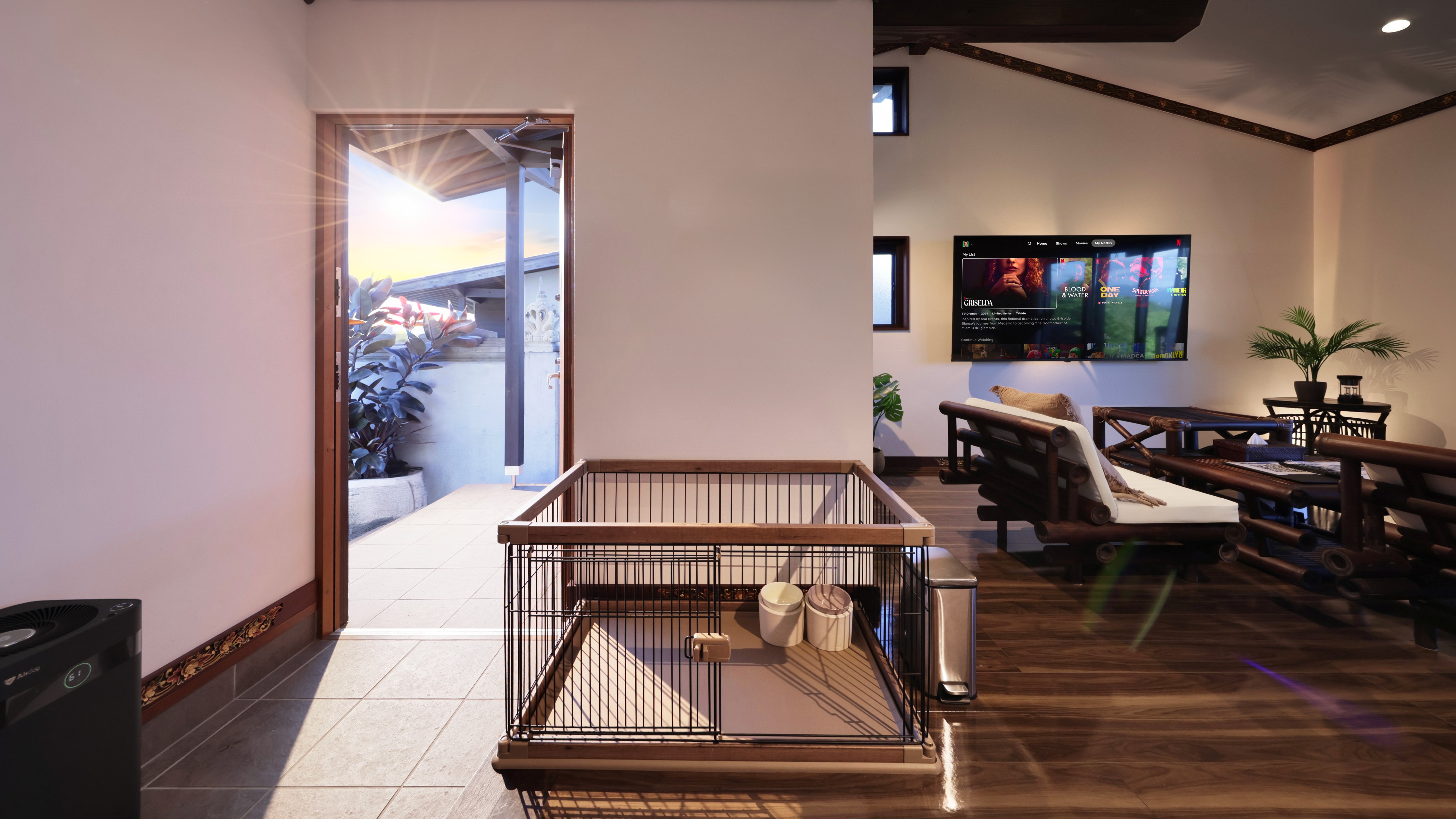 B棟　スカルトルーム_4名定員(最大5名)【プール＆バレルサウナ＆天然温泉付】