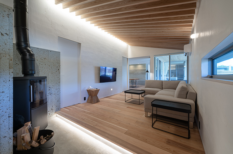 裸足で歩ける素肌のような天然フロア