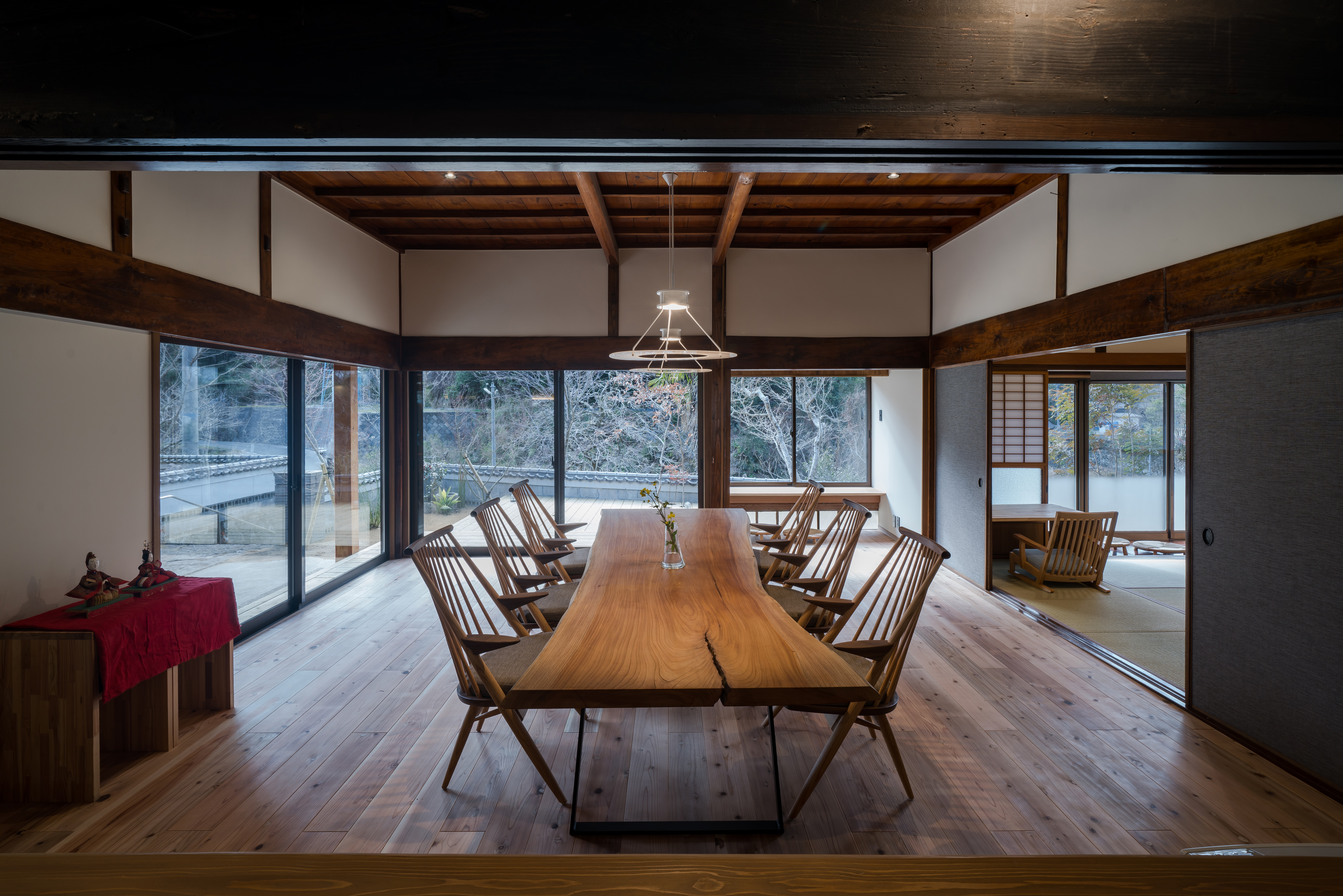 work Room6　古民家の雰囲気を残しつつ、快適にお過ごしいただける空間です。