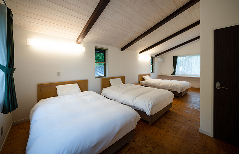 ３階トリプルルーム※別料金にて、エキストラベッドをご用意致し同室に４名様でお休みいただけます※要予約