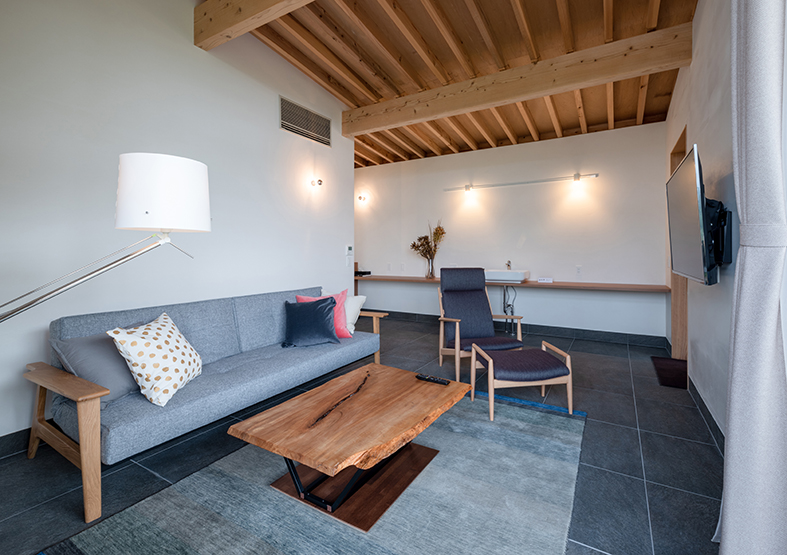 ステイルーム　室内1　ステイルーム内のリビングです。