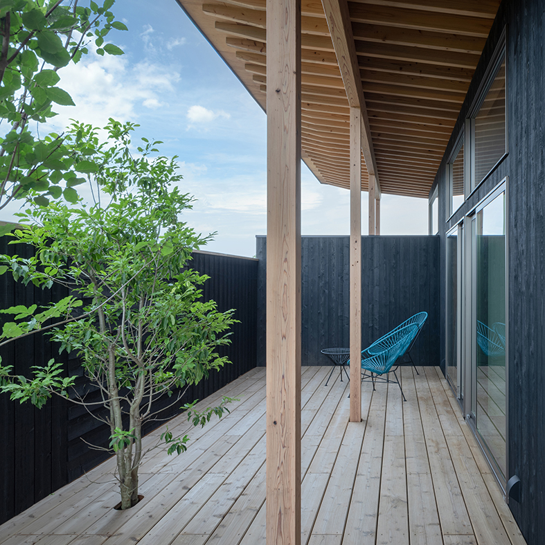 ステイルーム　デッキ　風を感じながら、非日常的なひと時をお過ごしください。