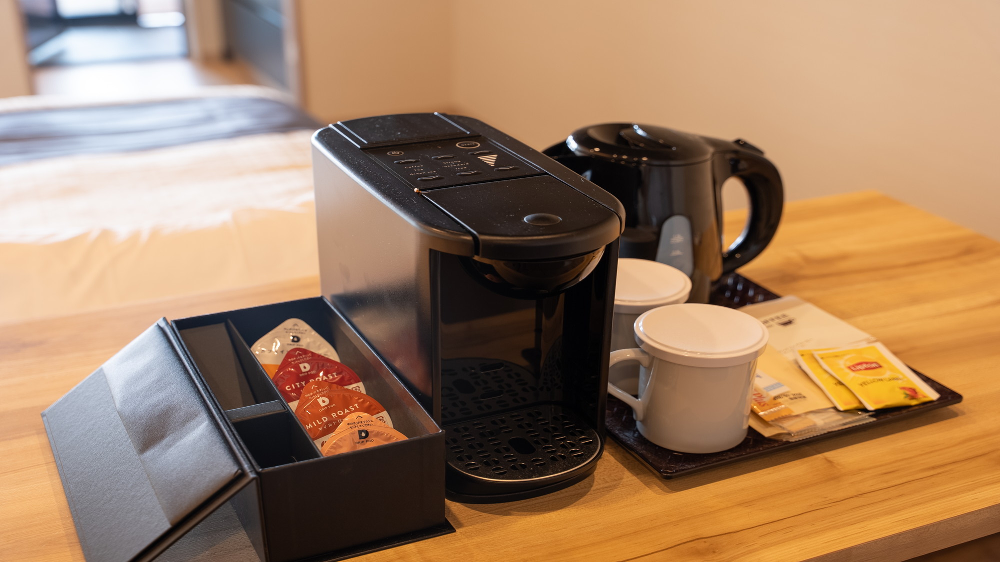 【和モダン和洋室】40平米　テラス付　信楽焼露天風呂