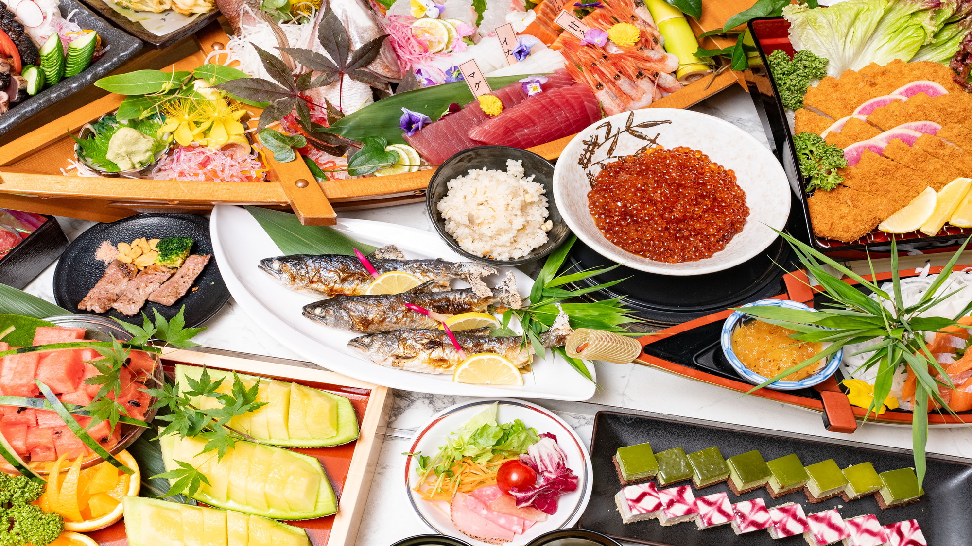 『いくら食べ放題』南紀の味覚をご堪能頂ける『旬味覚&times;南紀地産地消』テーマのビュッフェ