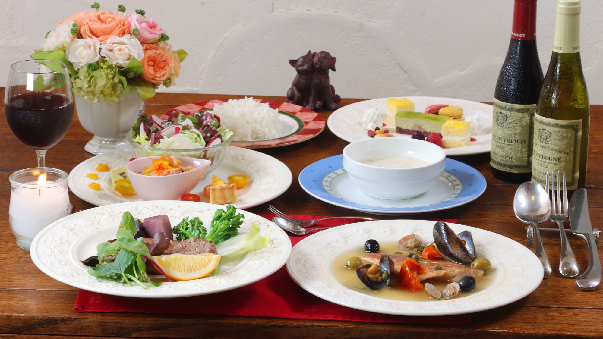 ◇夕食付◇貸切風呂＆洋食フルコース♪◇ワンちゃん歓迎！◇
