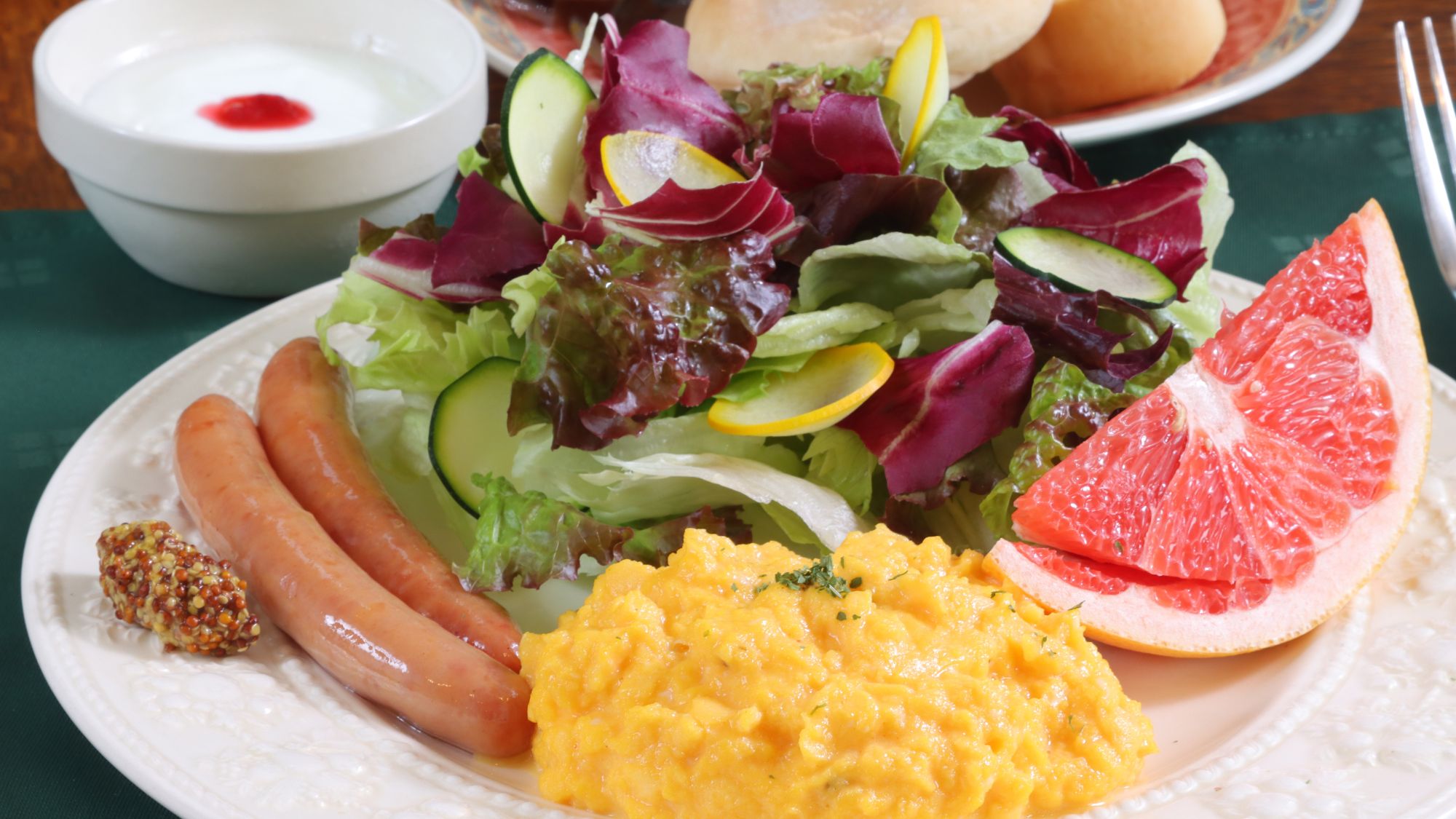 ◆リーブルのモーニング、ボリューム＆栄養◎の朝食です