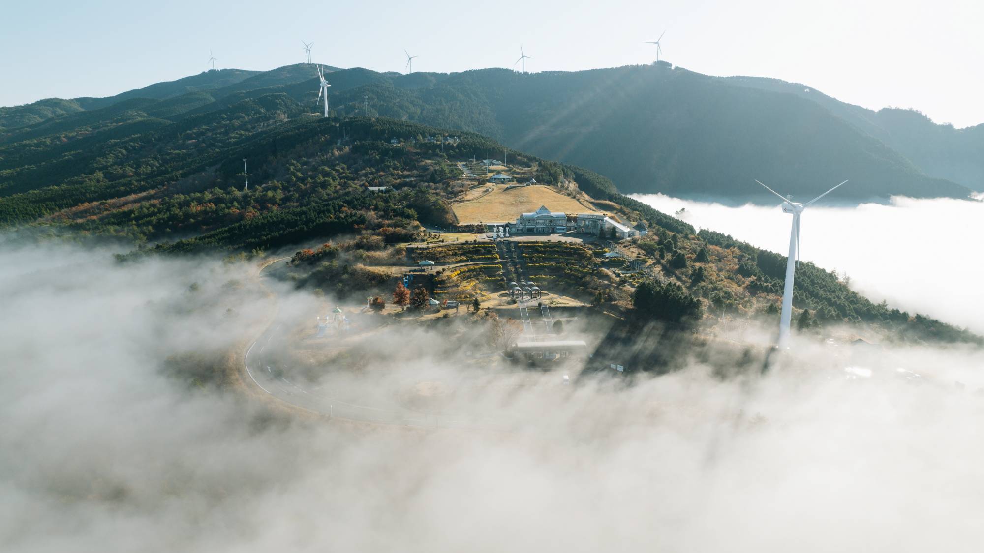【施設全景】雲海との出会いは一期一会。