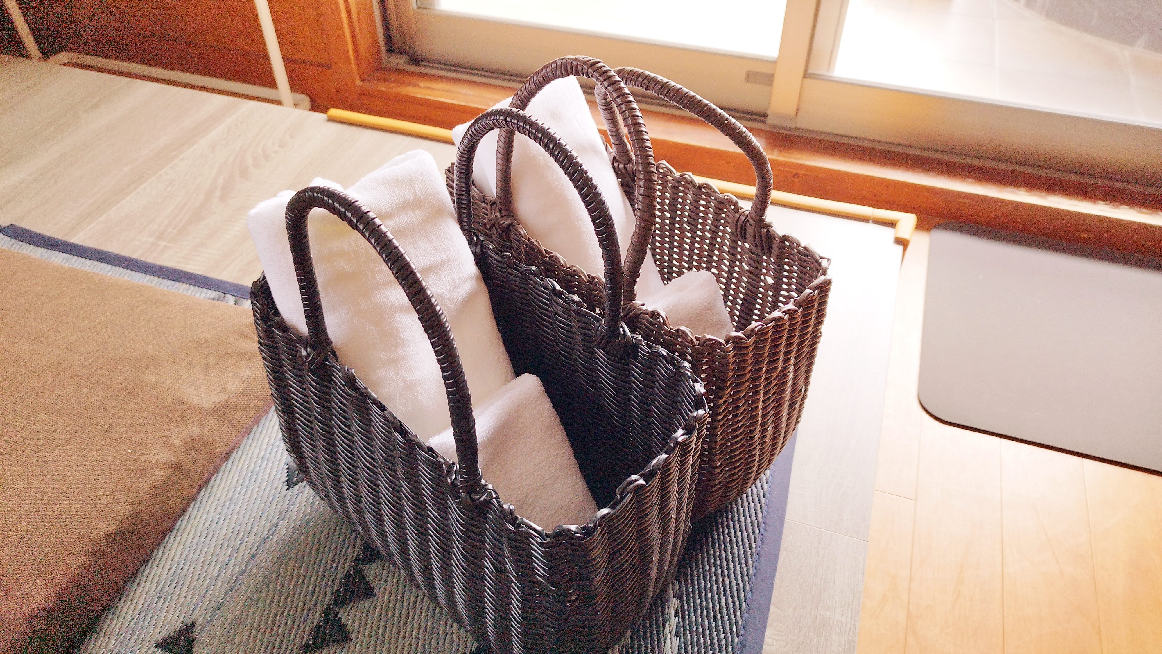 貸切露天風呂用　温泉カゴ