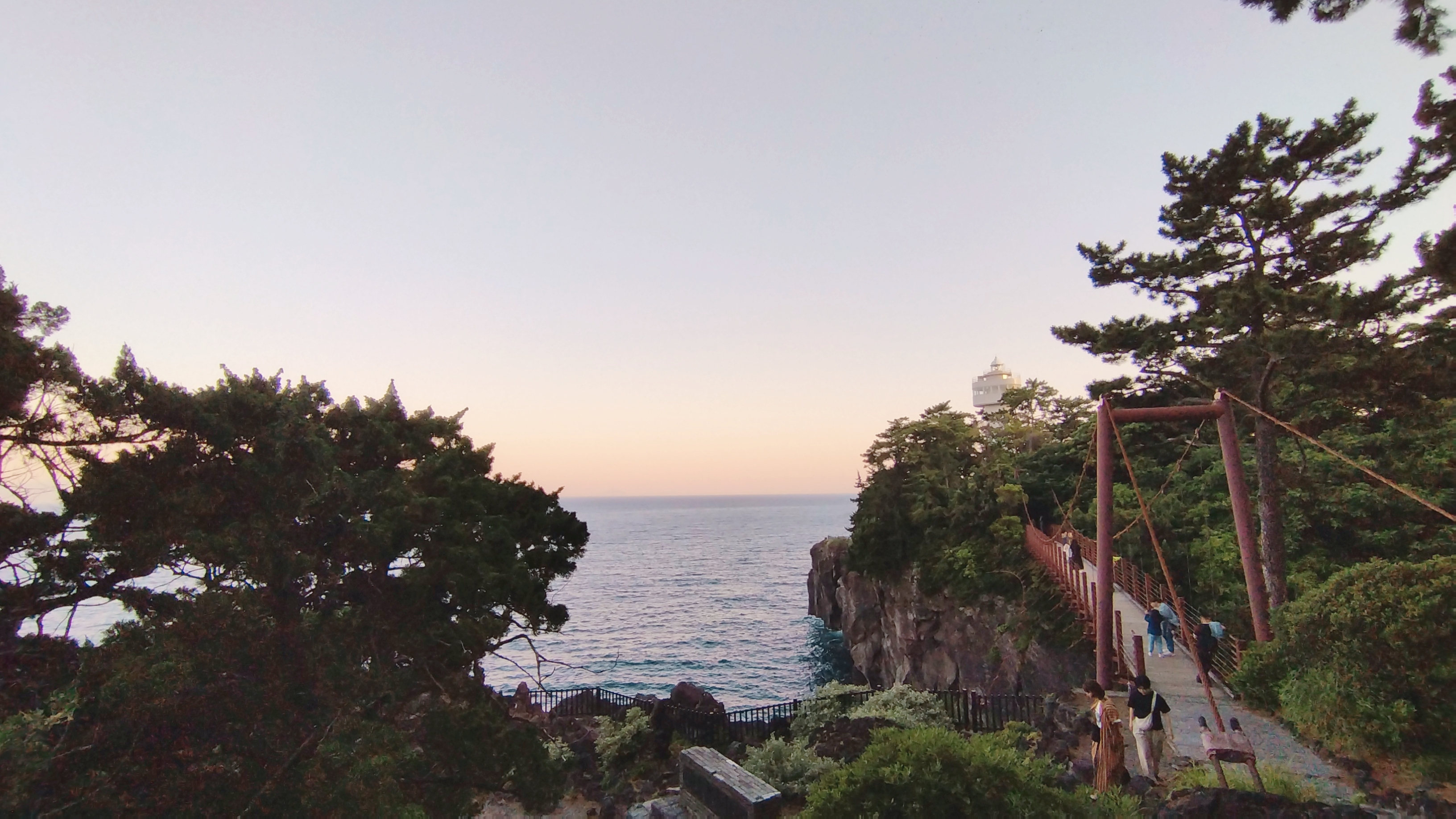 城ケ崎海岸の吊り橋