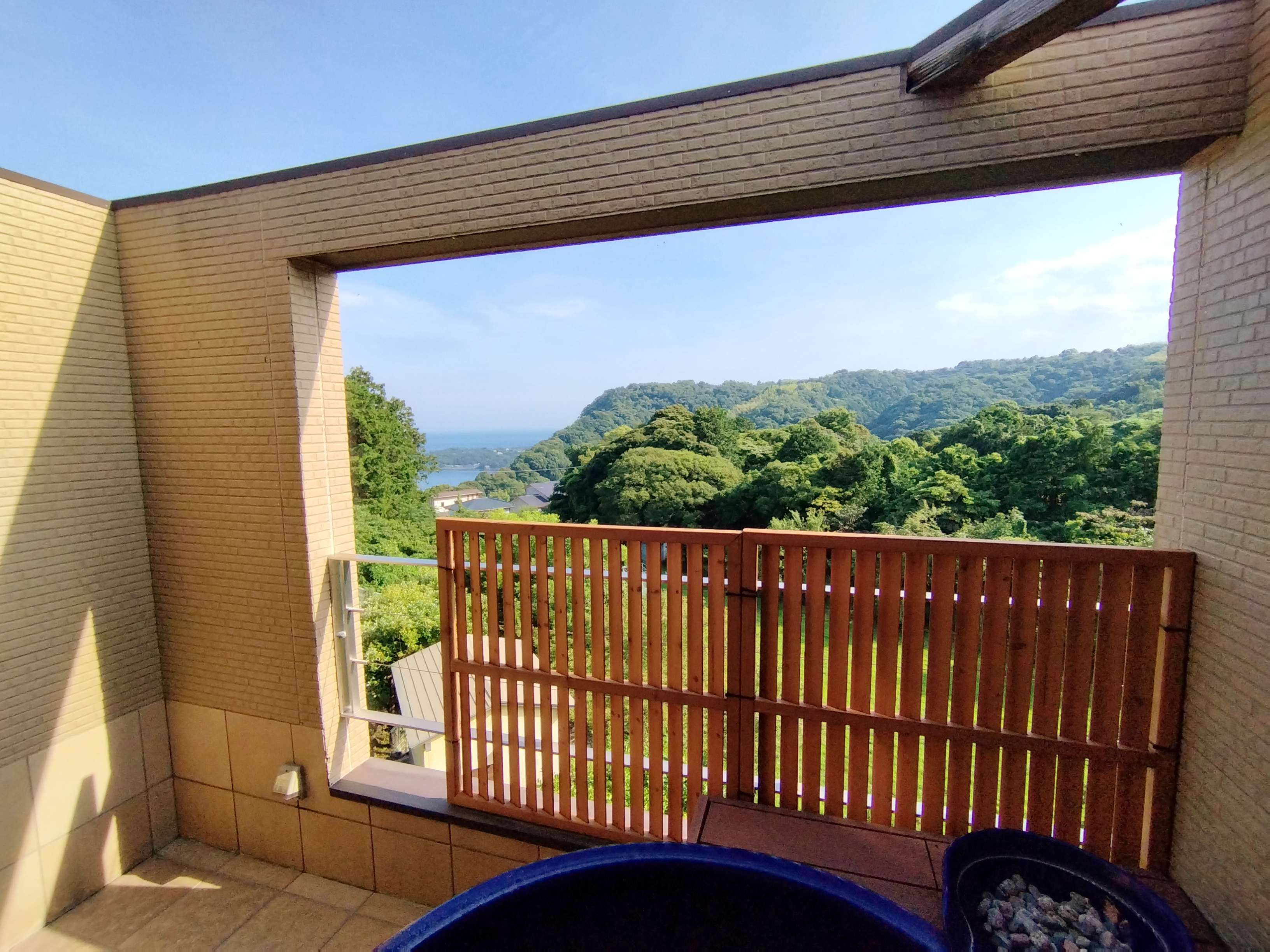 【客室露天風呂】眺望