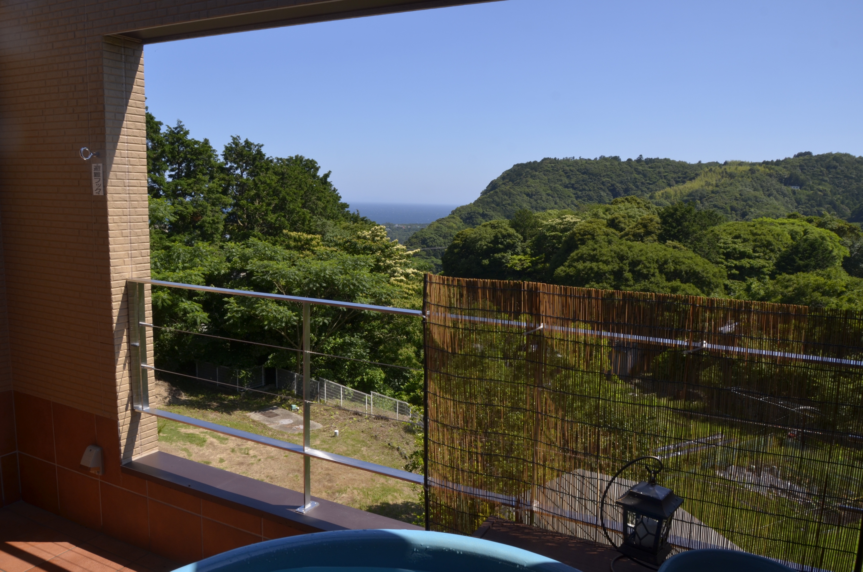 【客室露天風呂】眺望
