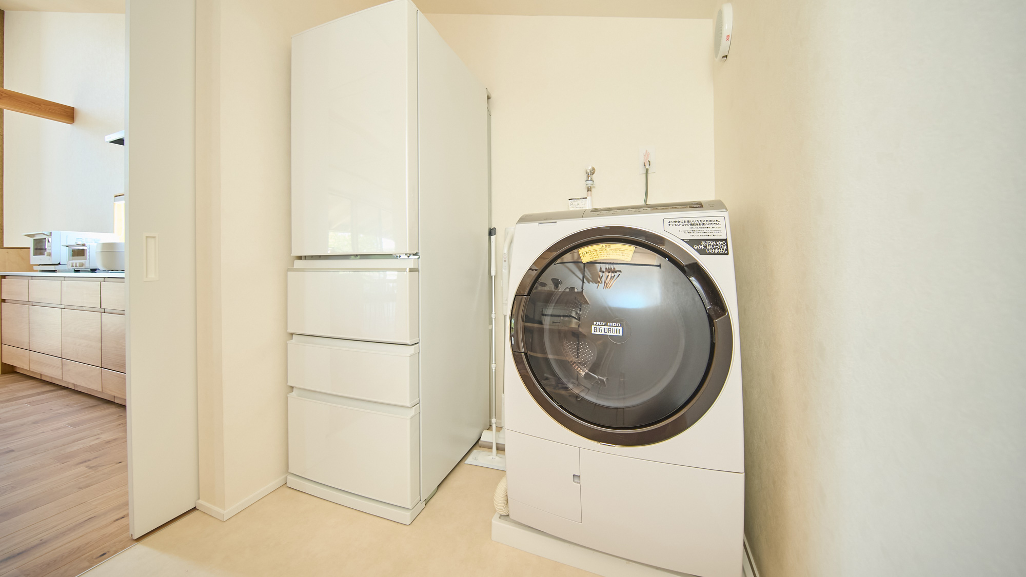パントリー：冷蔵庫・洗濯乾燥機