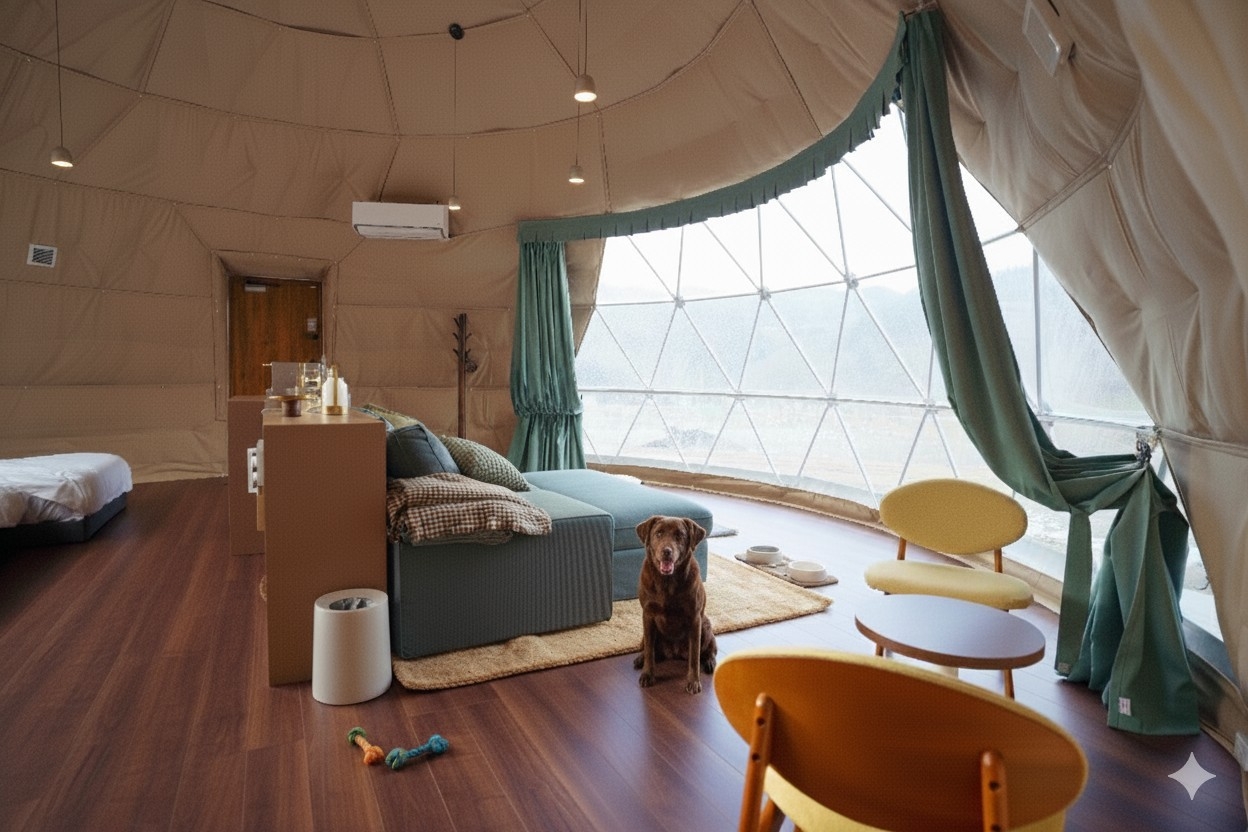 【素泊まり／愛犬と過ごす自由時間】自由に「未体験」をデザインするグランピングステイ