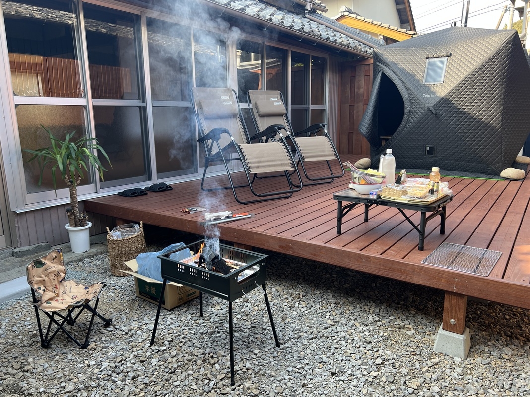 貸切りテントサウナとBBQでデトックス＆リラックス旅を！サウナ＆BBQ宿泊プラン