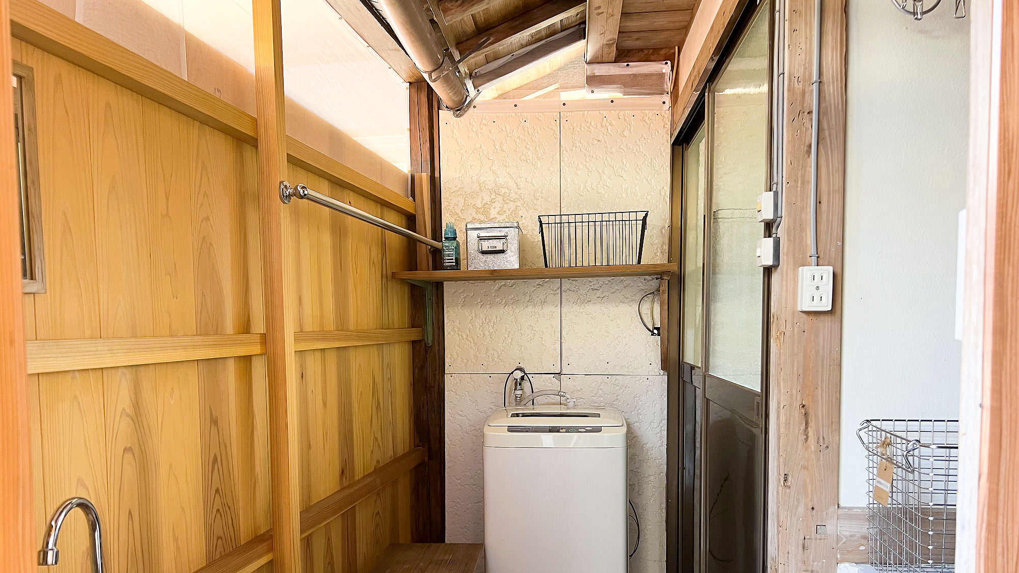 ・【洗濯機】川遊び後も安心！汚れを気にせず思い切り遊んでいただけます