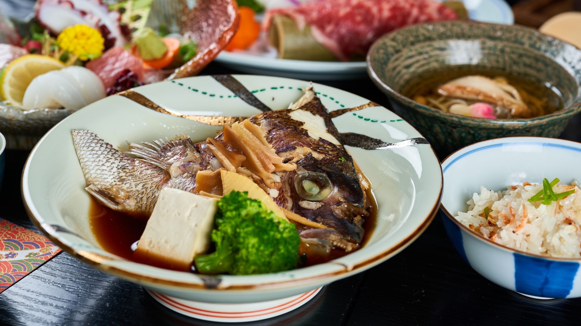 ワンランク上の味を個室で【３大美食会席】アワビ踊り焼き★長崎和牛☆鯛頭の千代蒸し■個室食確約