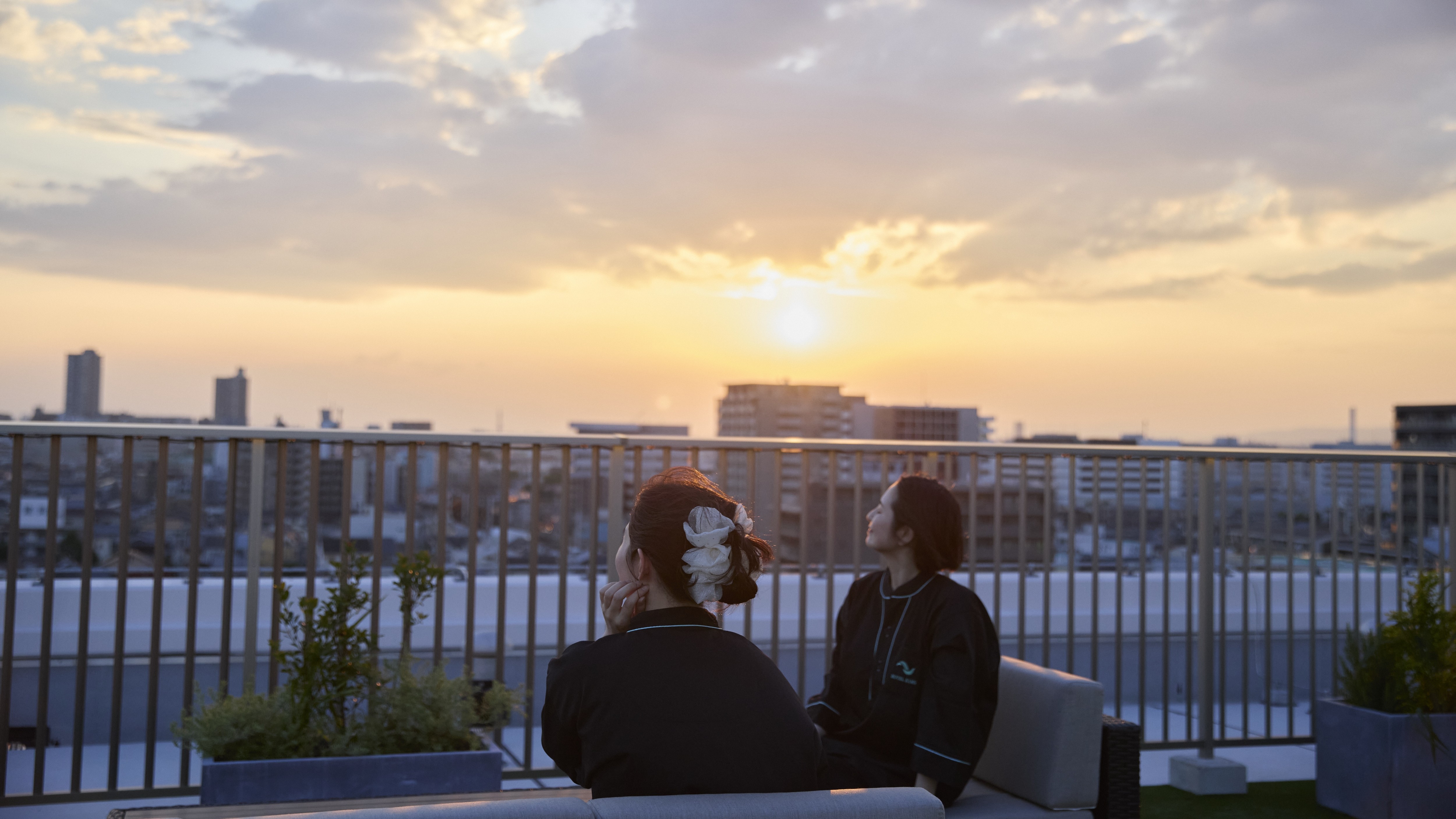 ルーフトップテラス【夕日】