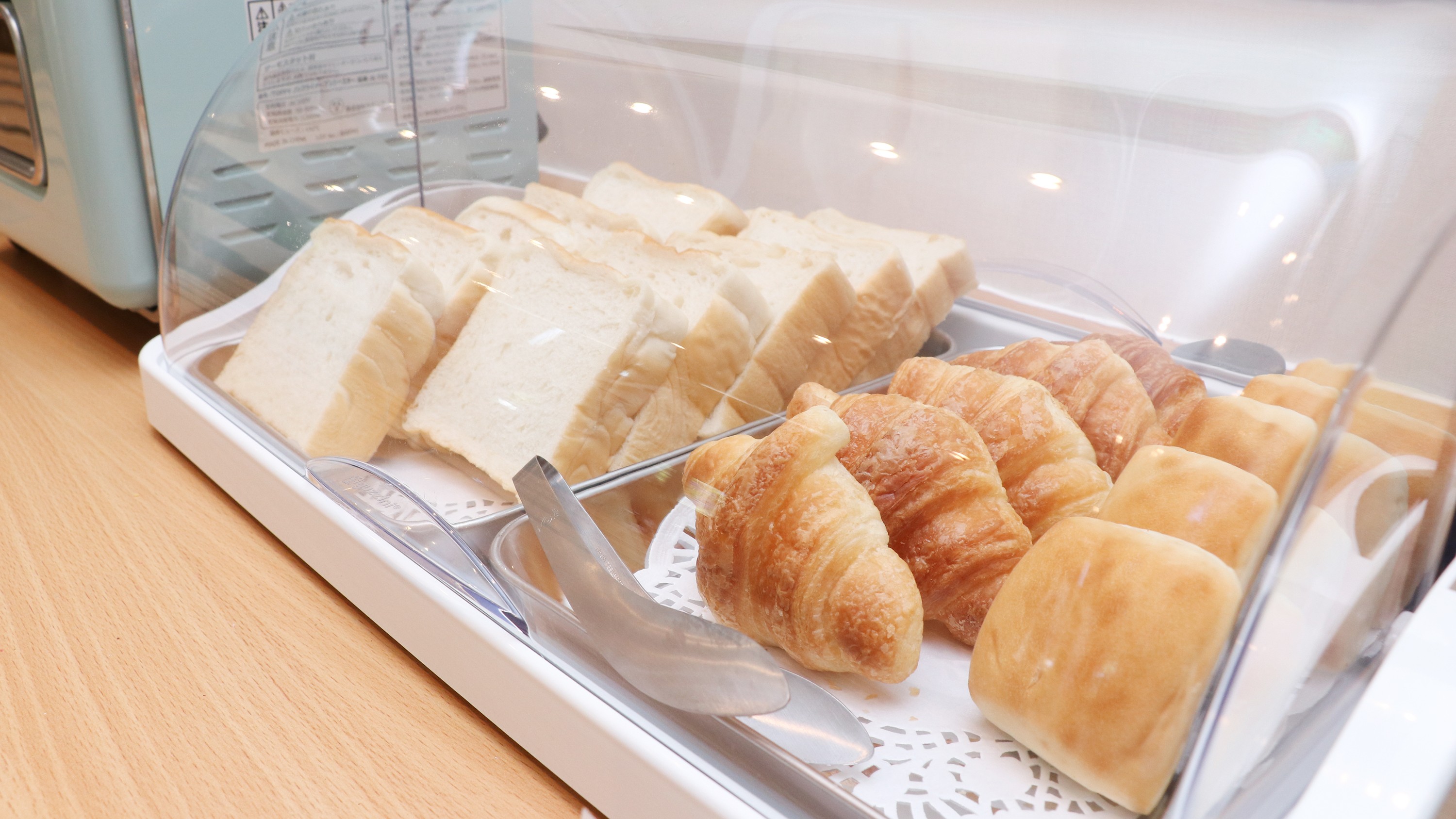 パンもご用意しております