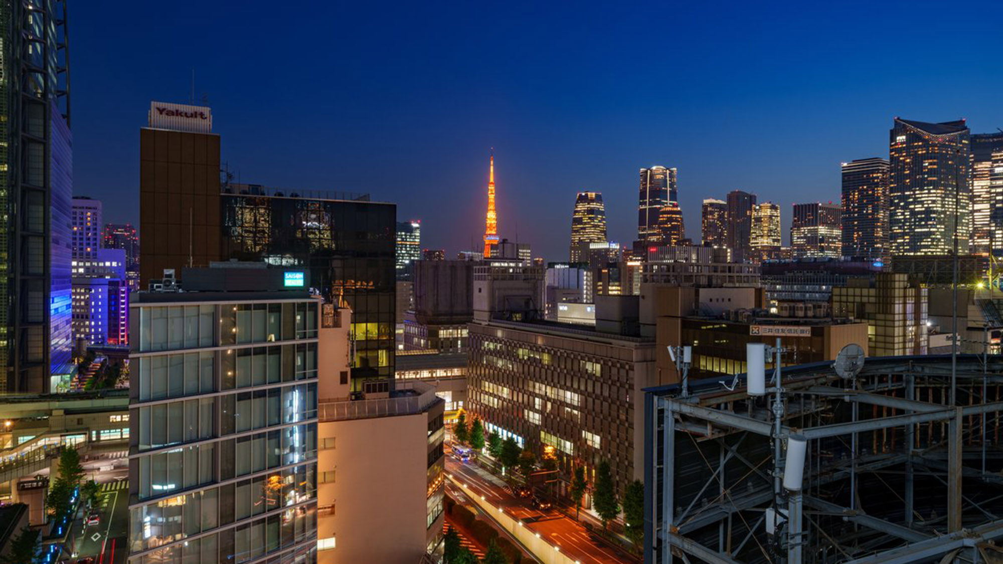 お部屋からの景色（夜）