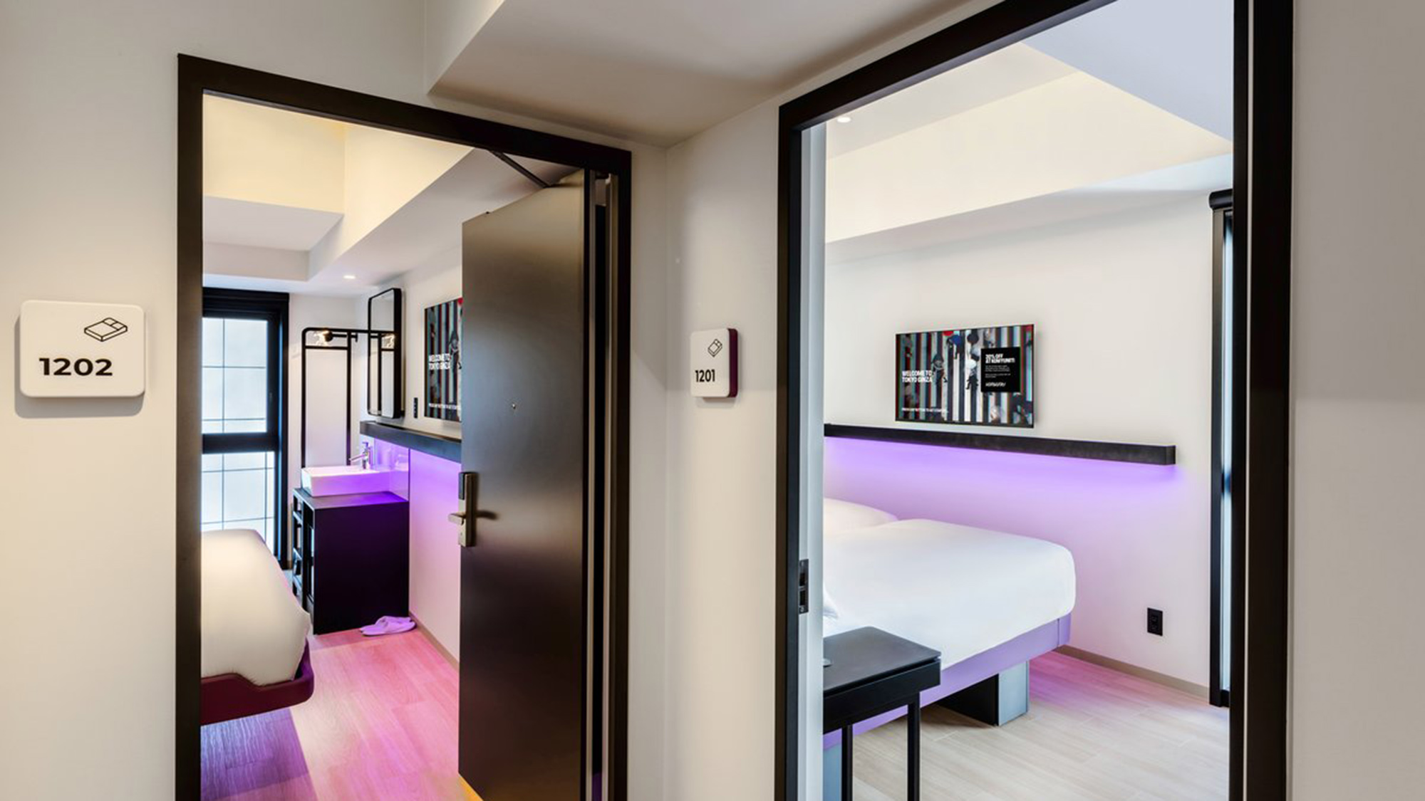 【ファミリーコネクト】専用廊下で2部屋がつながる、家族や友人に最適な客室。