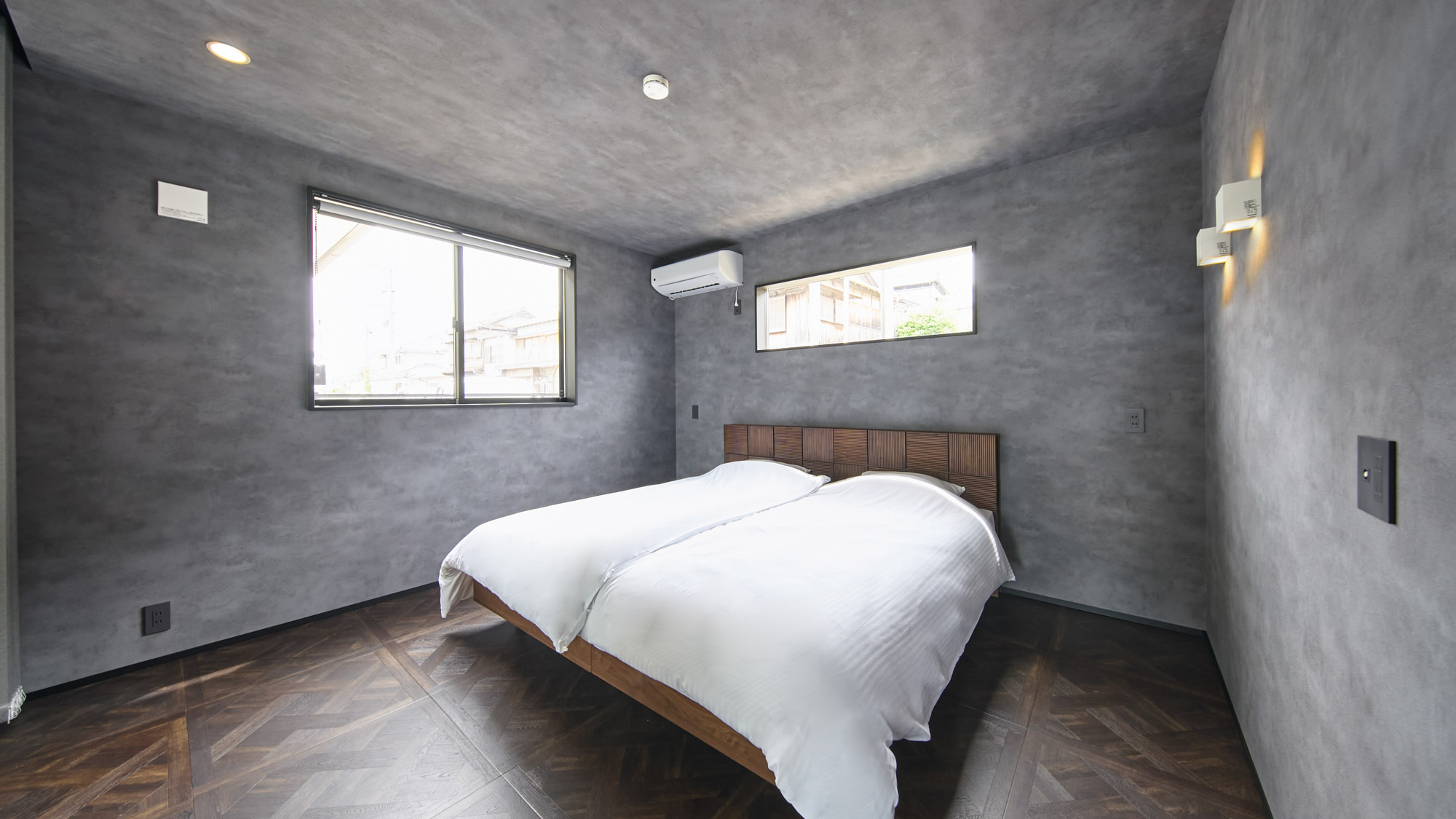 寝室1：シングル2台