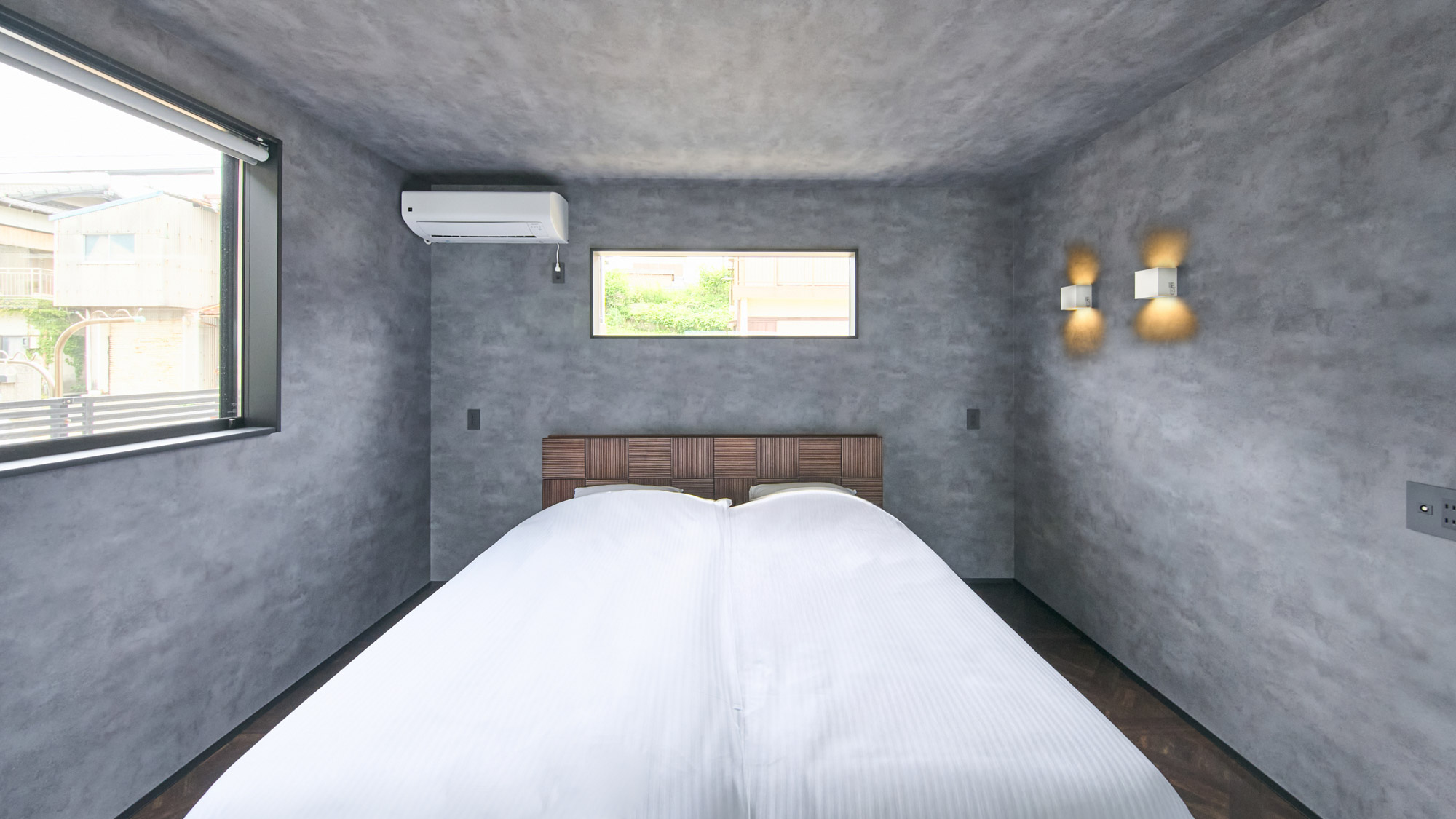 寝室1：シングル2台