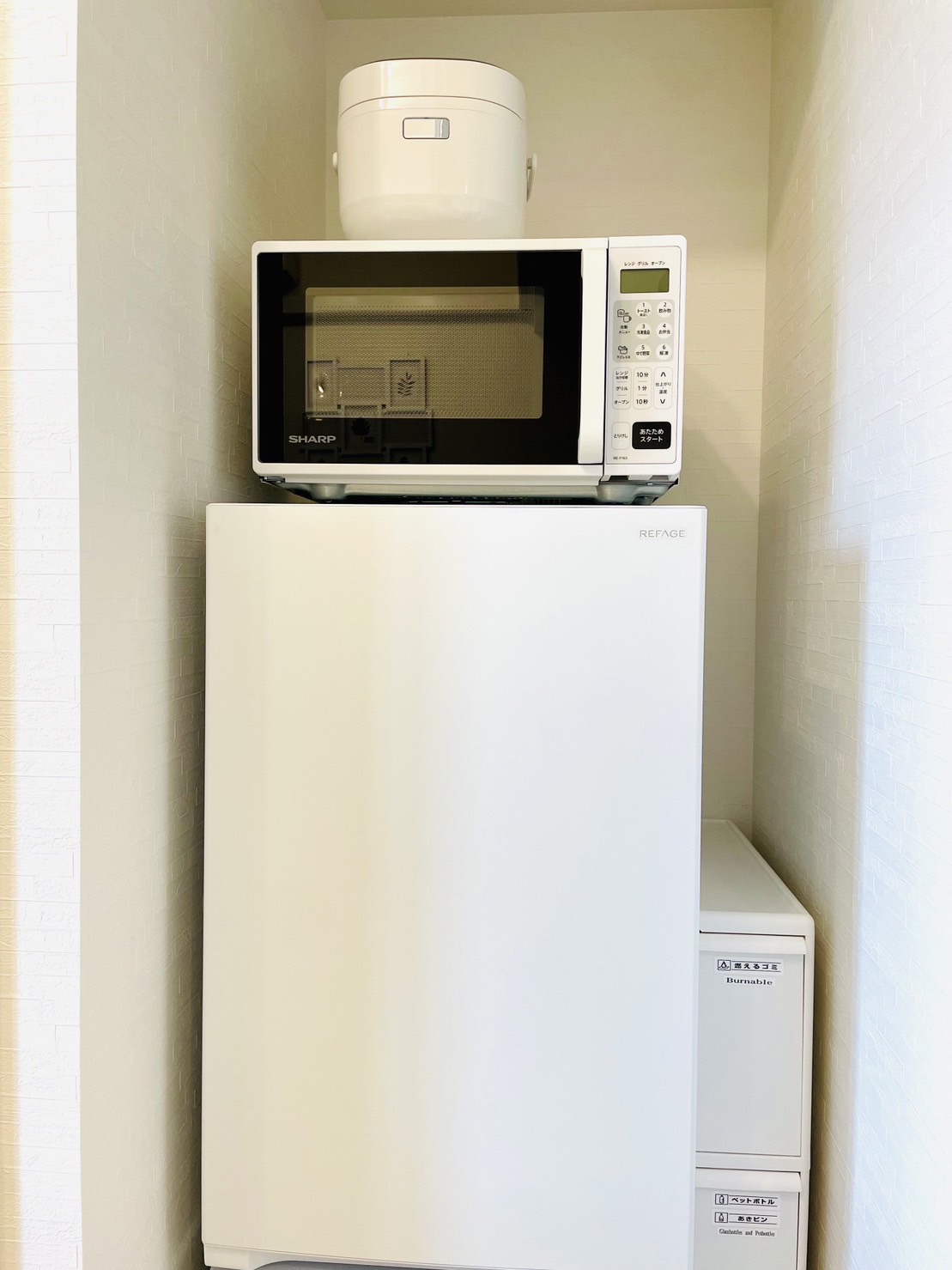 電子レンジ,冷蔵庫