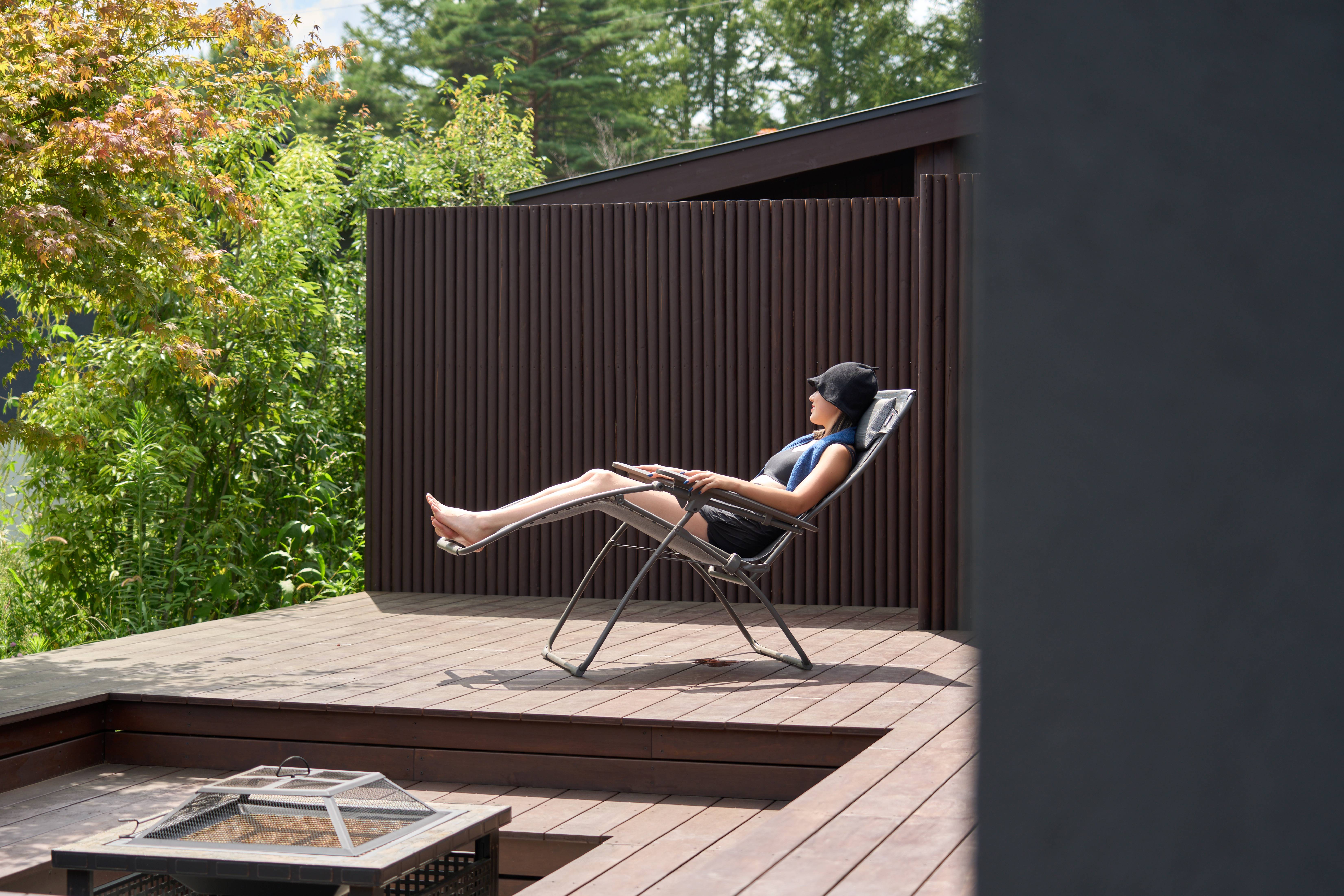 G棟テラスで整う