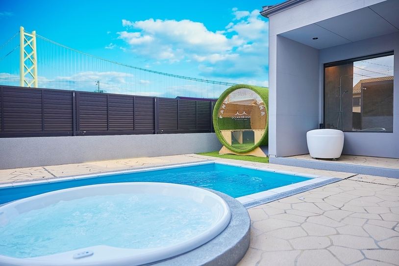 【夕食：BBQ付】プール・温泉・サウナ・BBQスペース完備！自由に楽しむプライベートヴィラ！