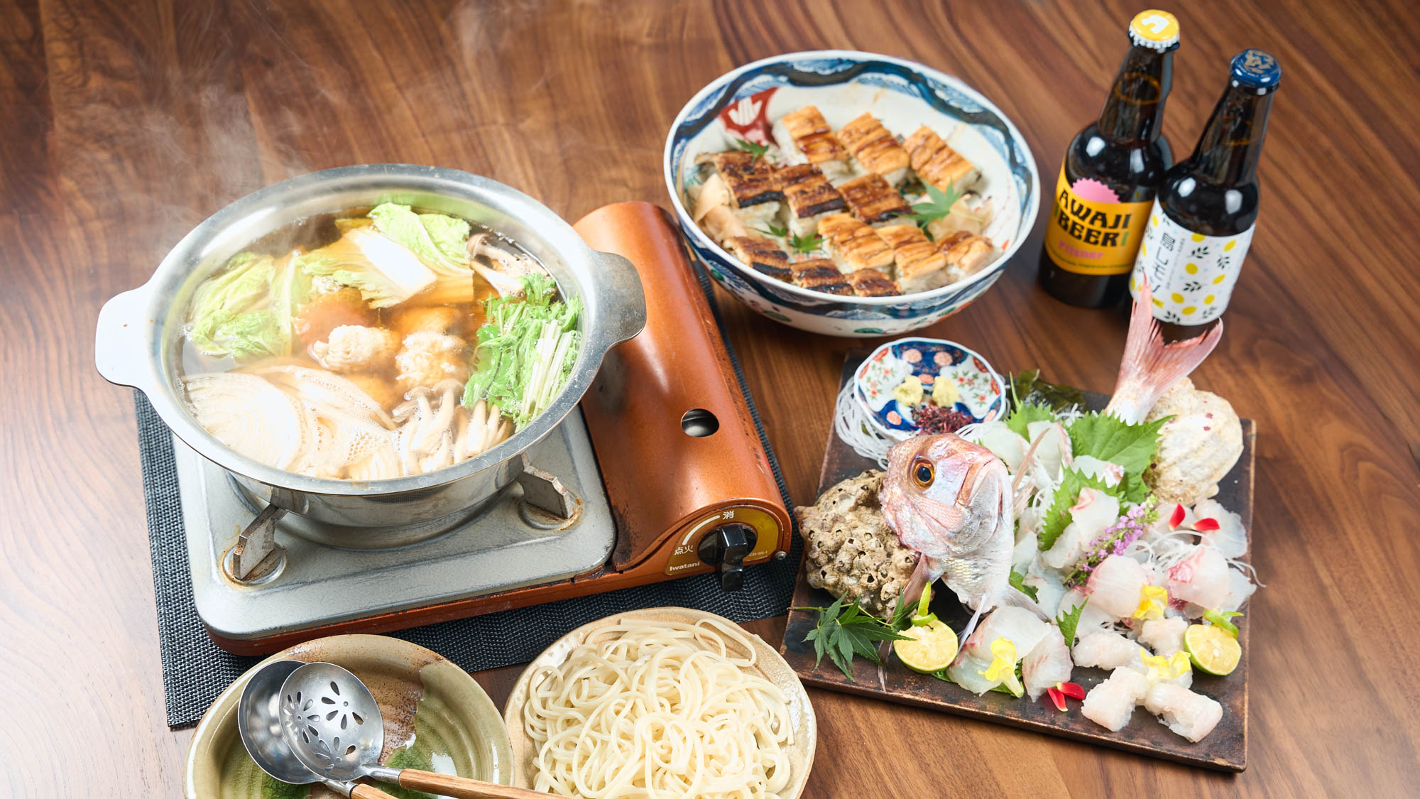 夕食（ケータリング）：淡路島の天然魚づくしセット