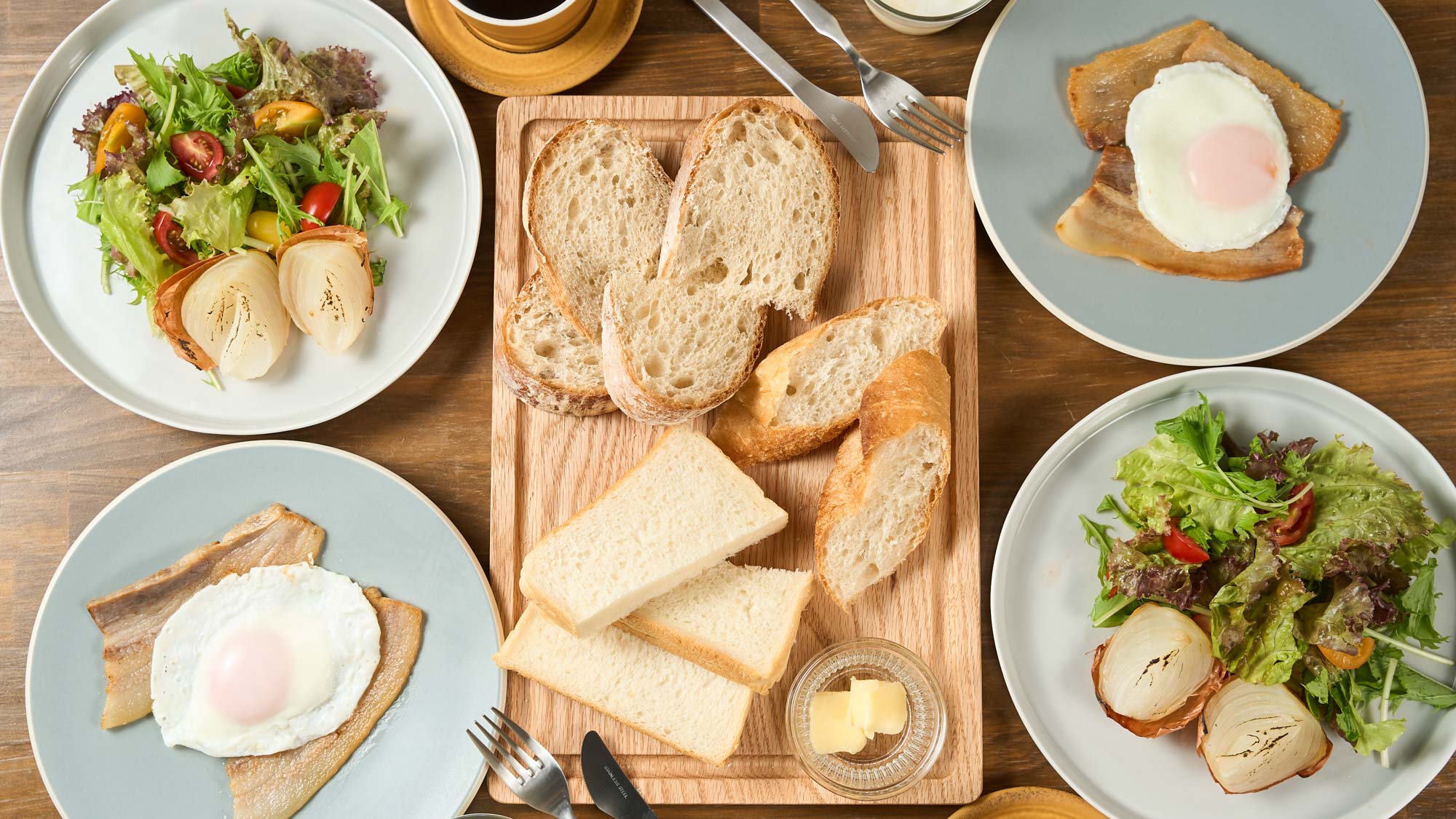 朝食：島の恵みを一皿に込めた、AWAIオリジナル洋朝食