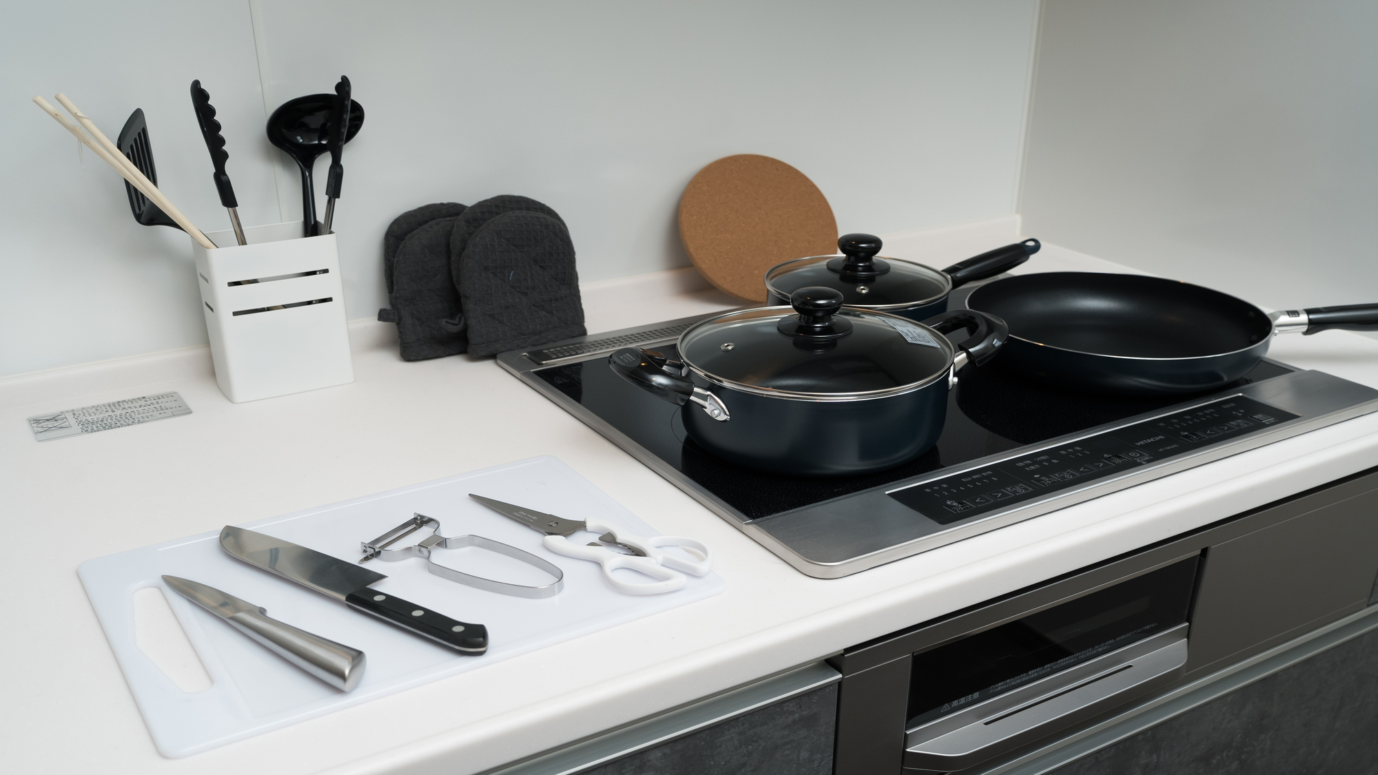 調理道具もご自由にお使いください