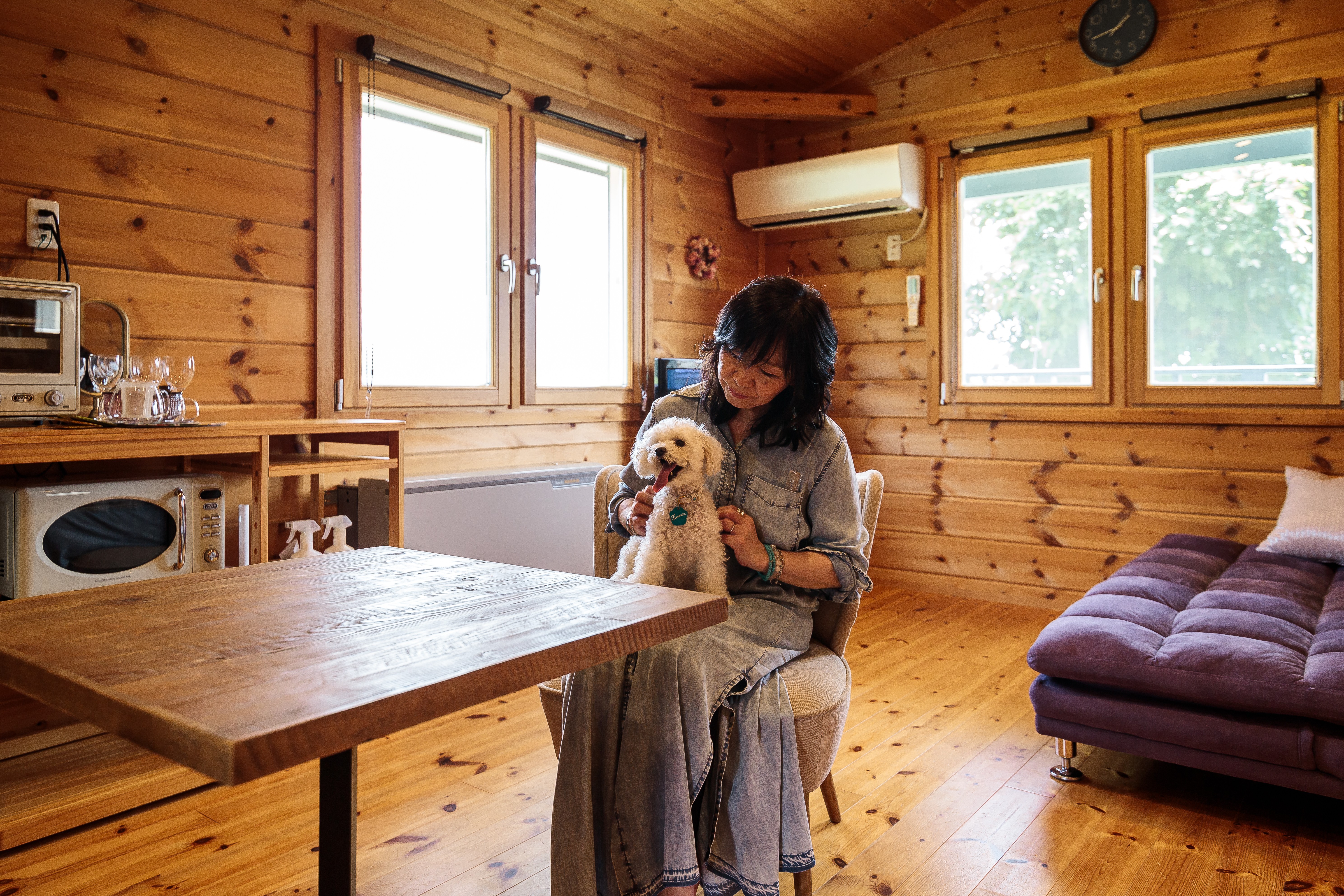 素泊まりプラン　コテージは1棟貸しです。お部屋でのんびりお寛ぎください。