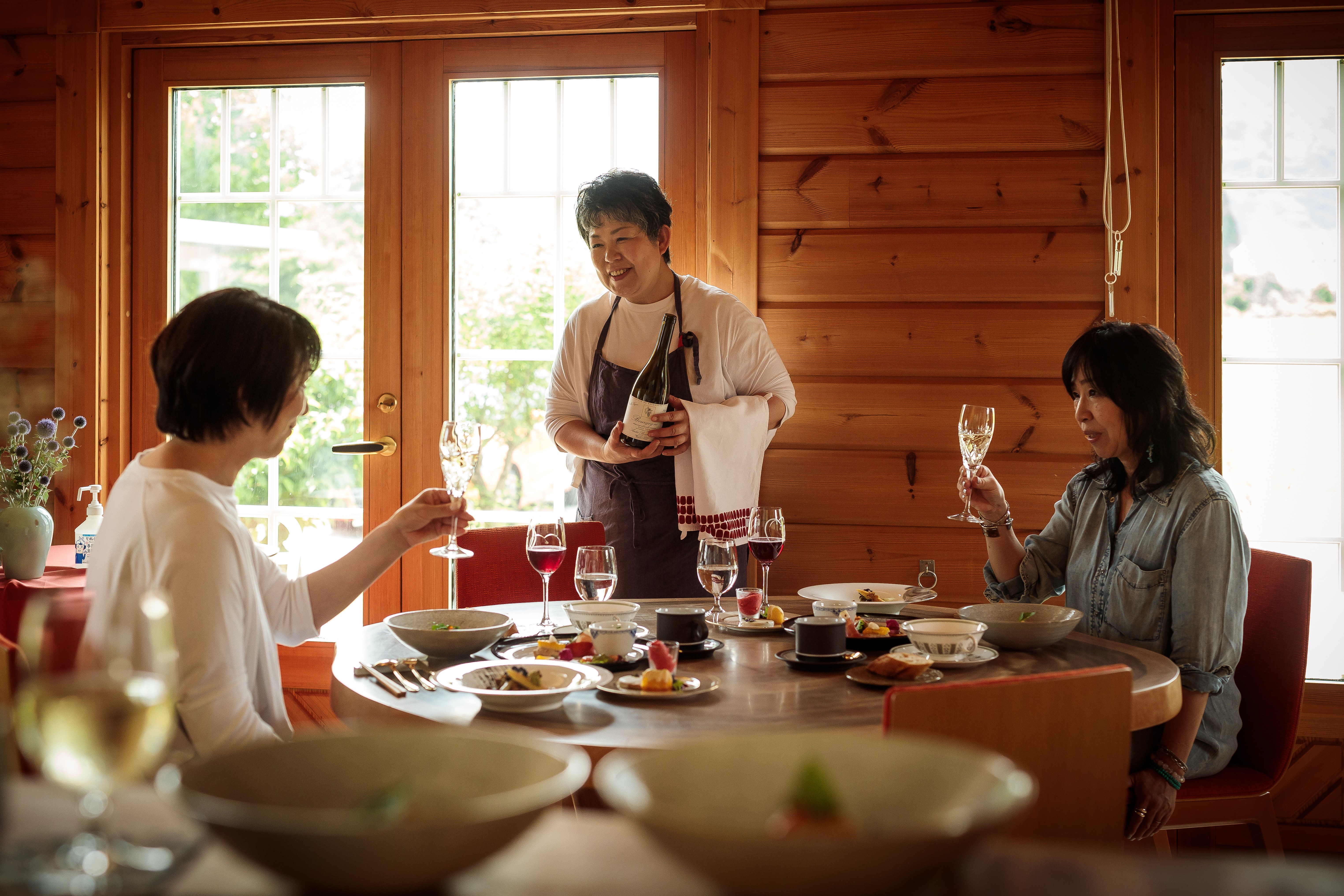 朝食・夕食付プラン　北アルプスの恵みを味わう、信州ディナーコースと信州の彩を添える朝食付き。