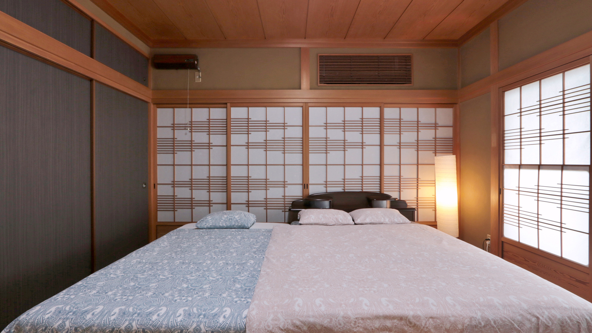 【客室】【禁煙】和室ダブル＋セミダブル★共用設備