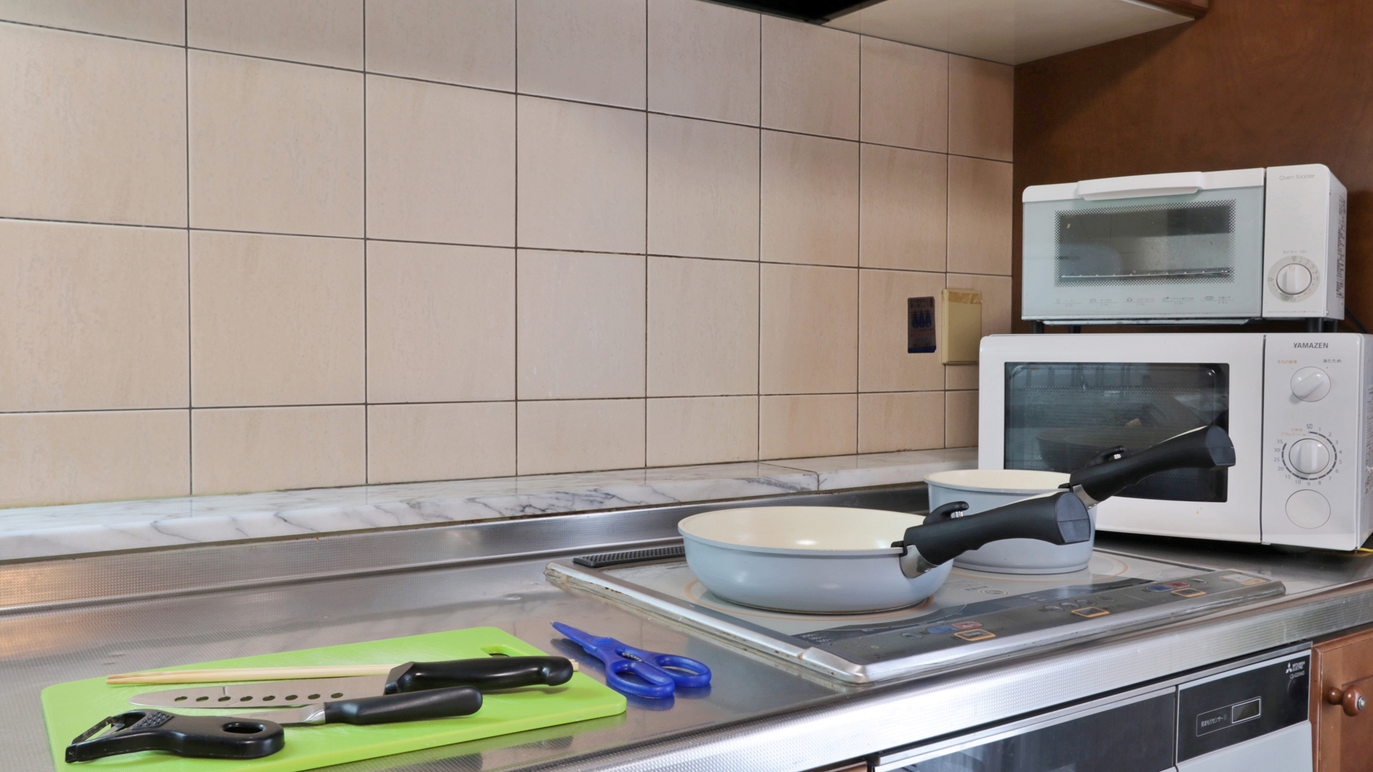 【館内設備】調理器具を一通り揃えております