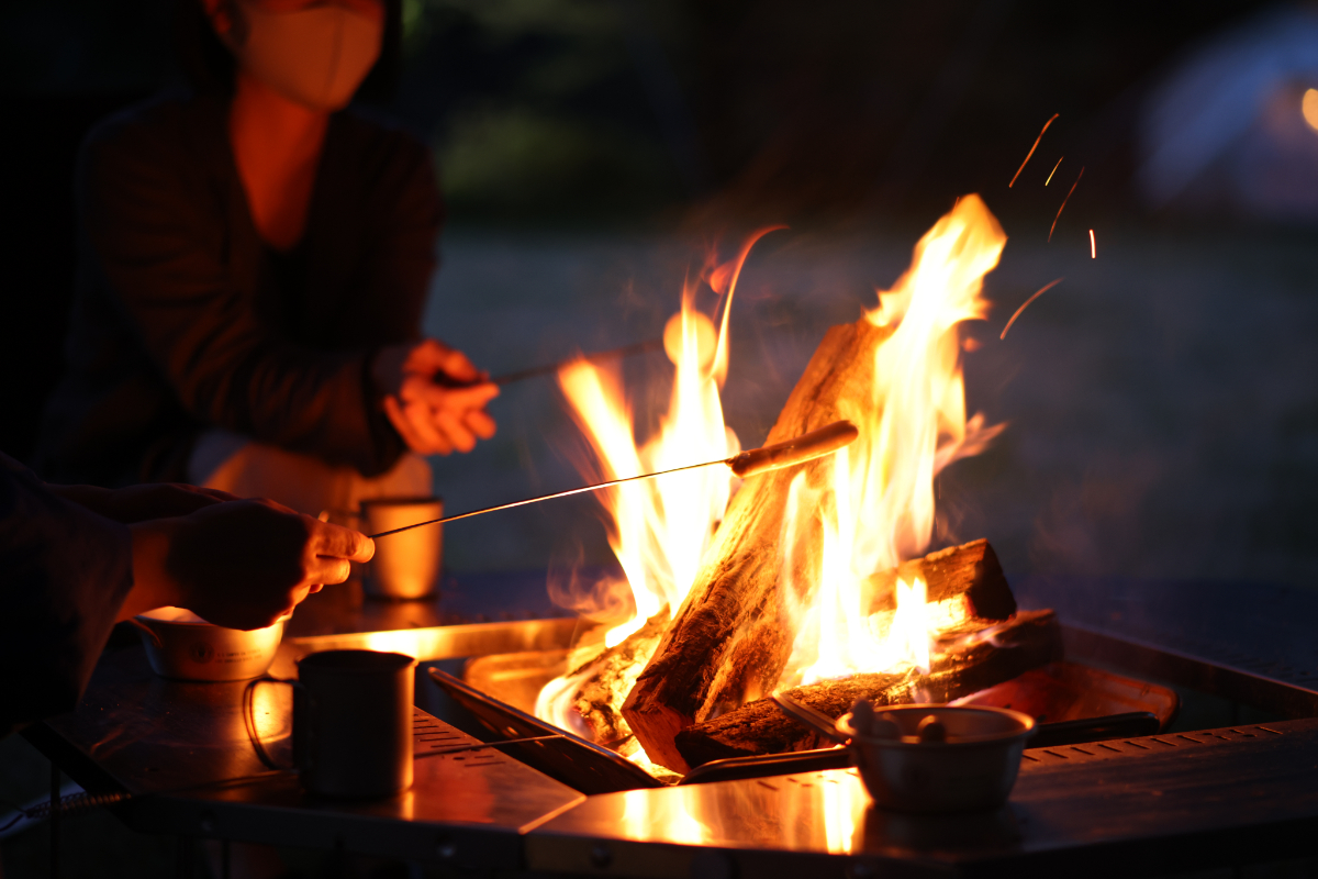 全てのプランで焚火もお愉しみいただけます。
