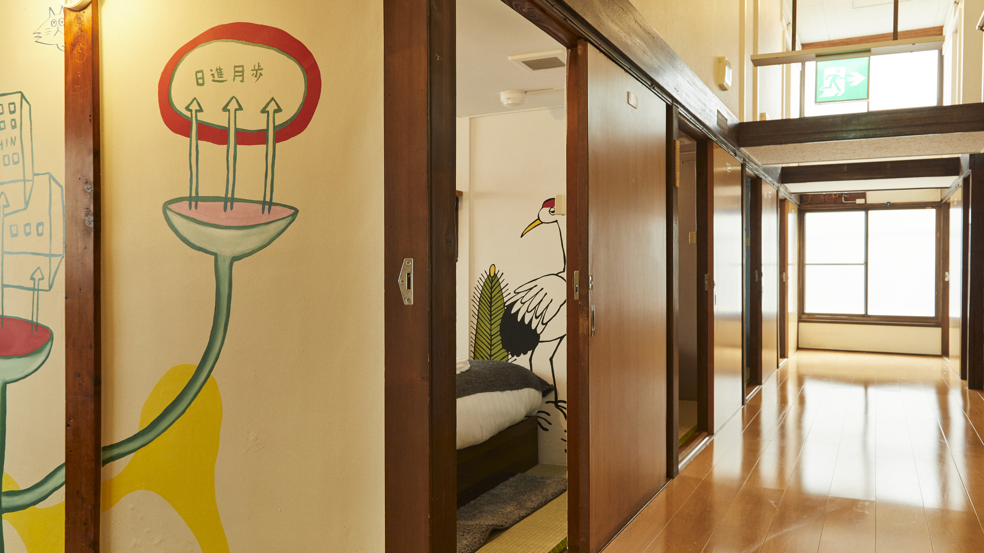 外観からは想像できない内装